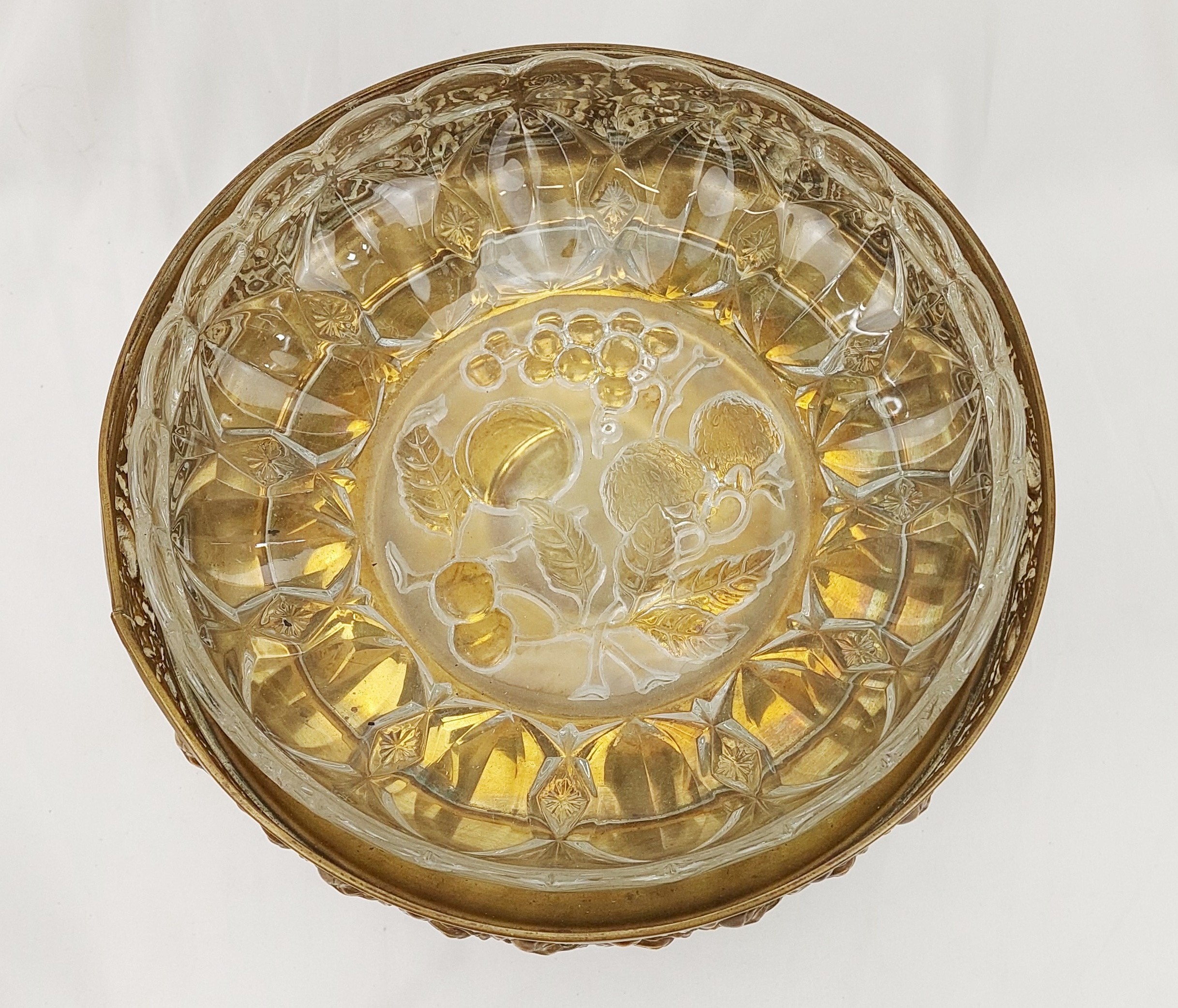 Arts & Crafts Brass Pedestal Fruit Bowl - Image 4