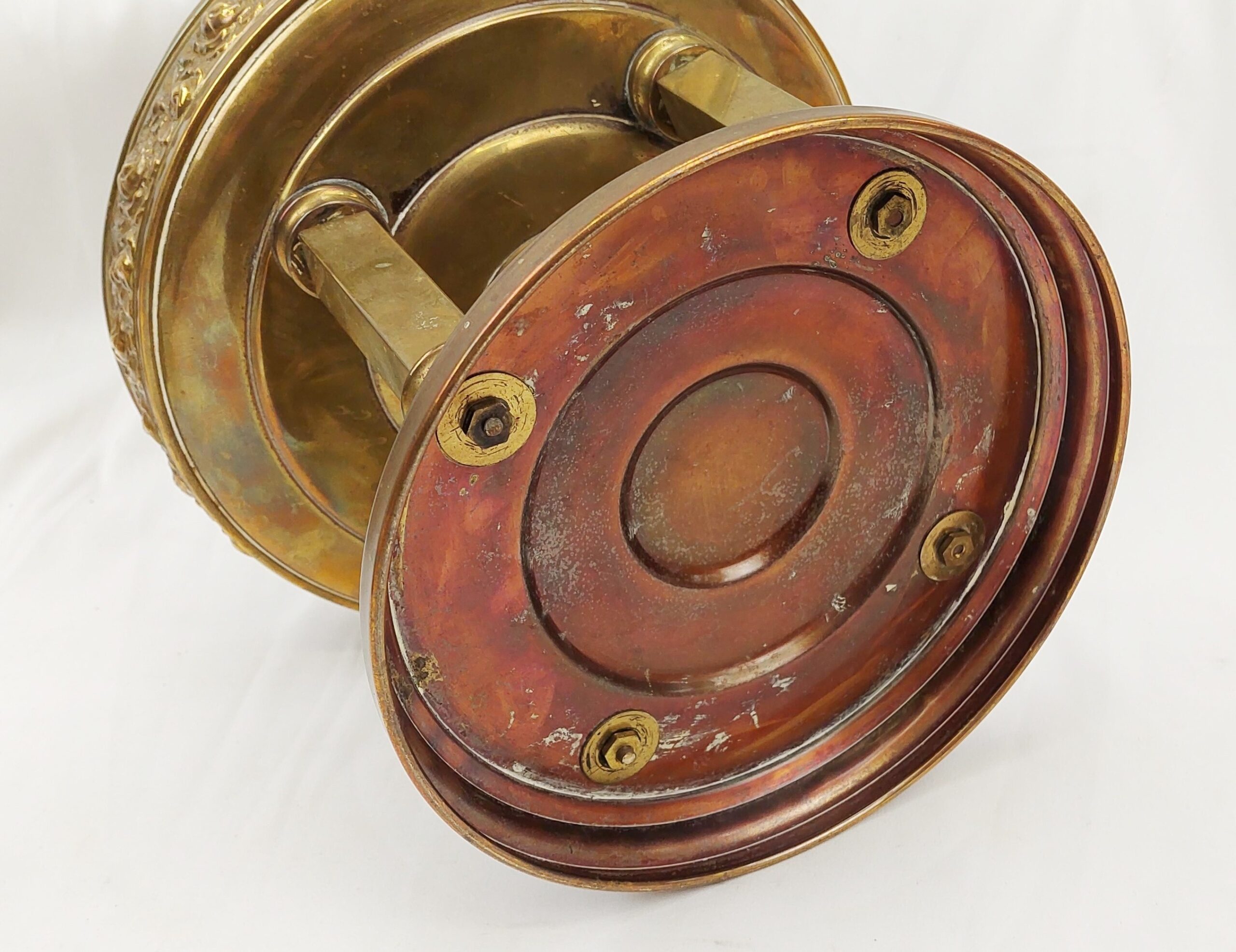 Arts & Crafts Brass Pedestal Fruit Bowl - Image 7