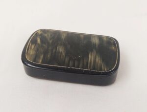Victorian Papier Mache Snuff Box
