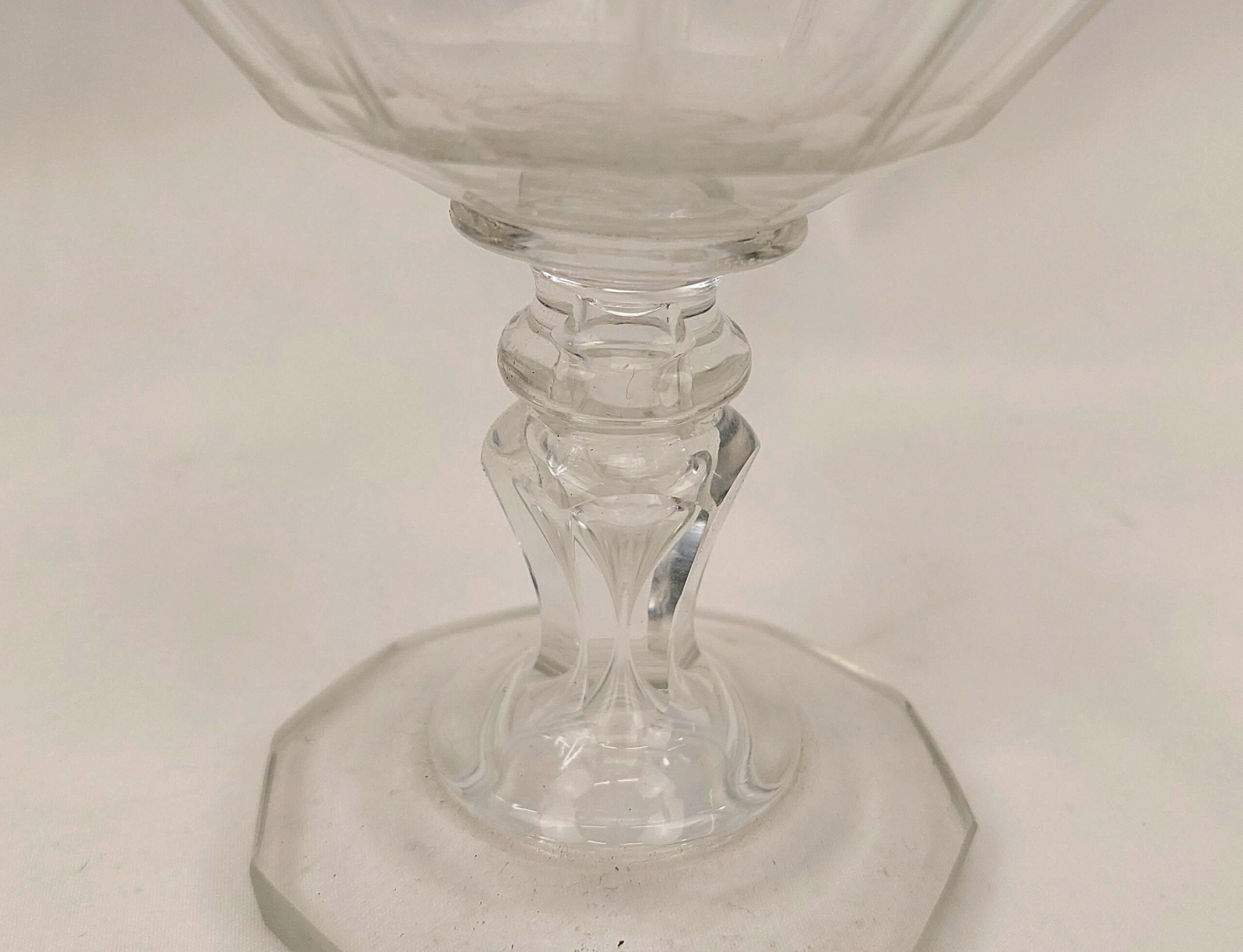 c1820 Clear Glass Dessert Dish - Image 3