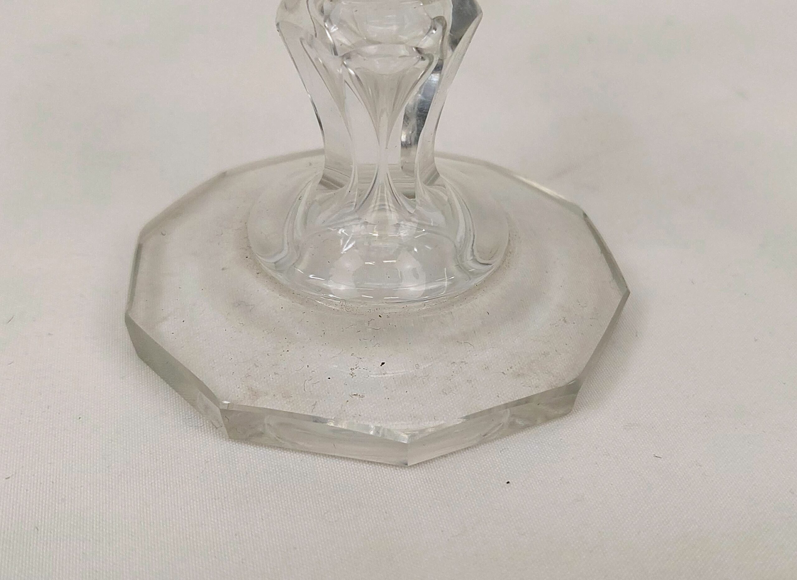 c1820 Clear Glass Dessert Dish - Image 4