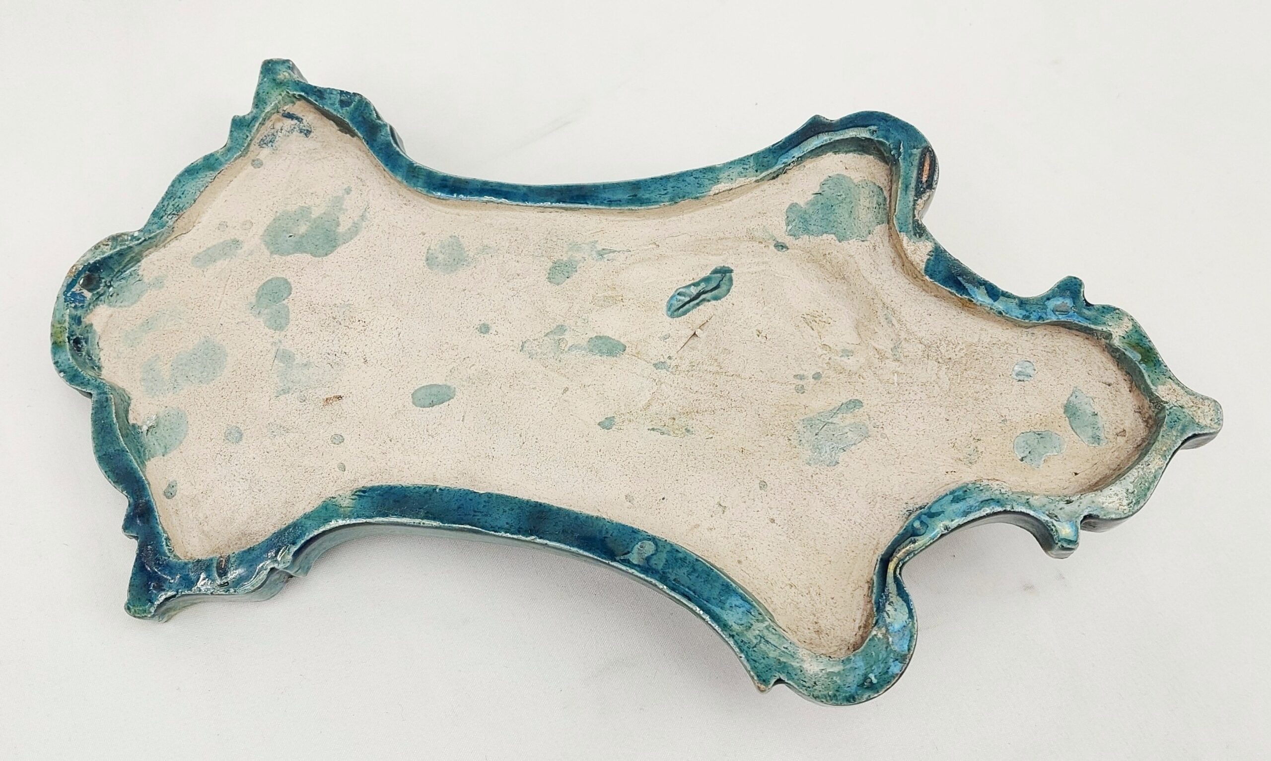 Victorian Majolica Fish Wall Pocket - Image 7