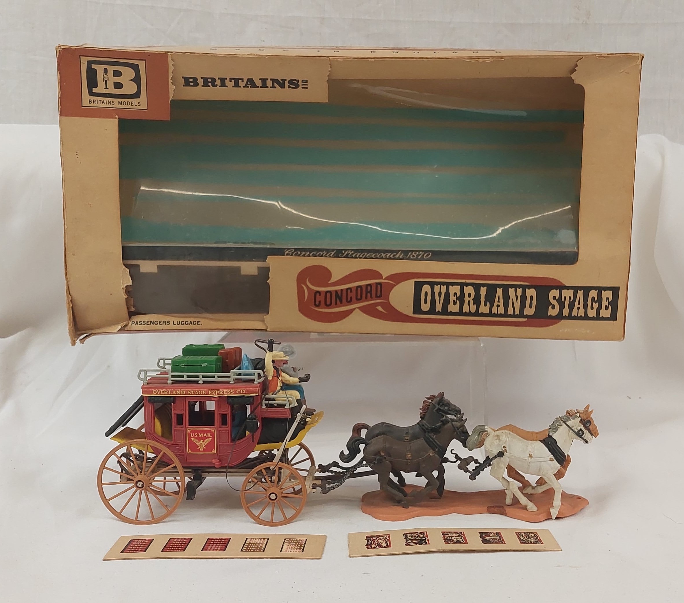 Britains Models Concord Overland Stage In Original Box
