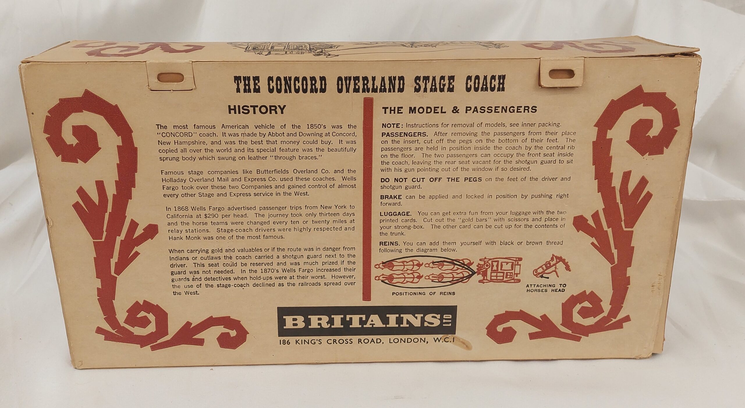 Britains Models Concord Overland Stage In Original Box - Image 10