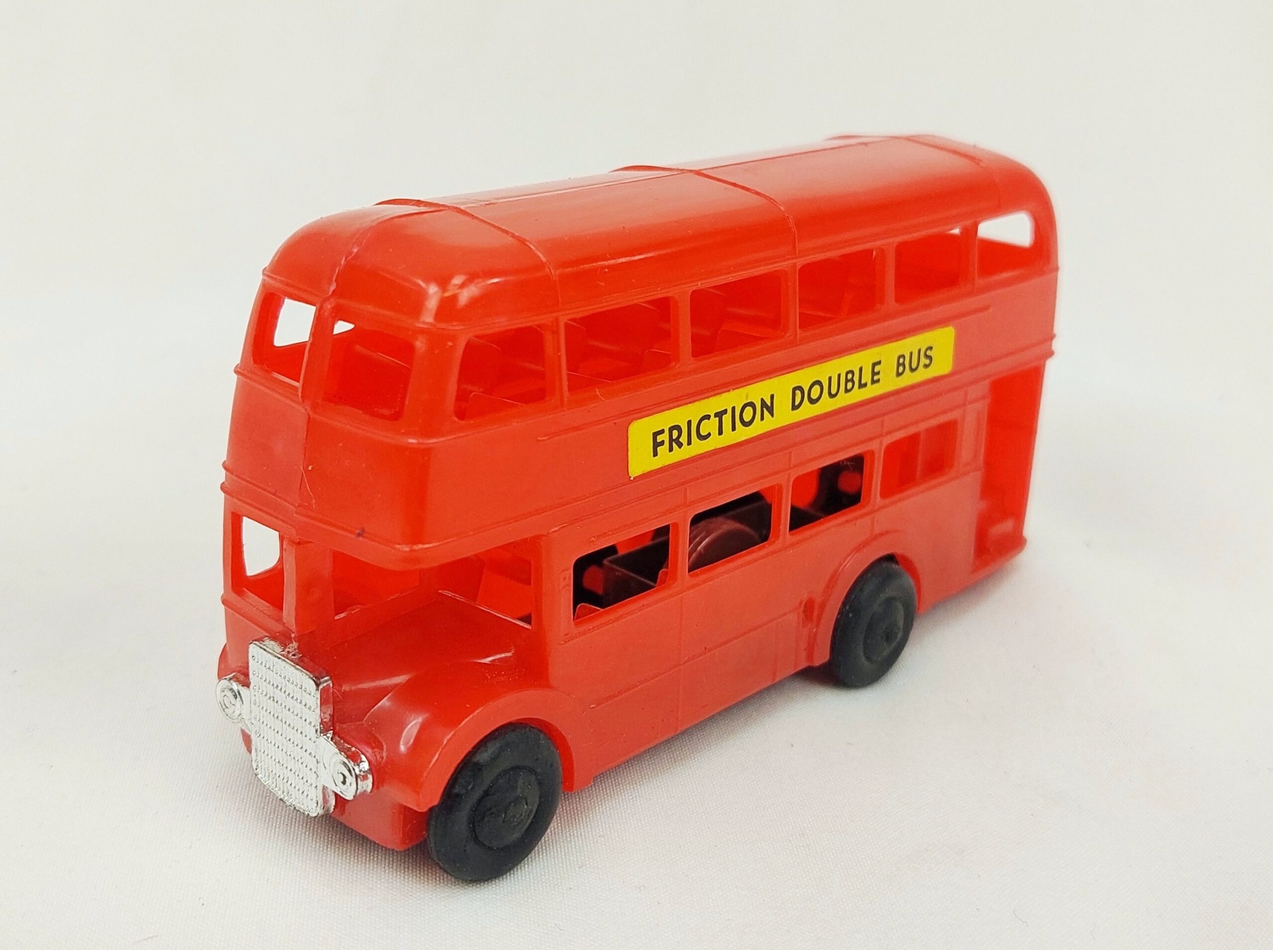 1960’s Chinese Plastic Friction Drive Double Decker Bus - Image 2