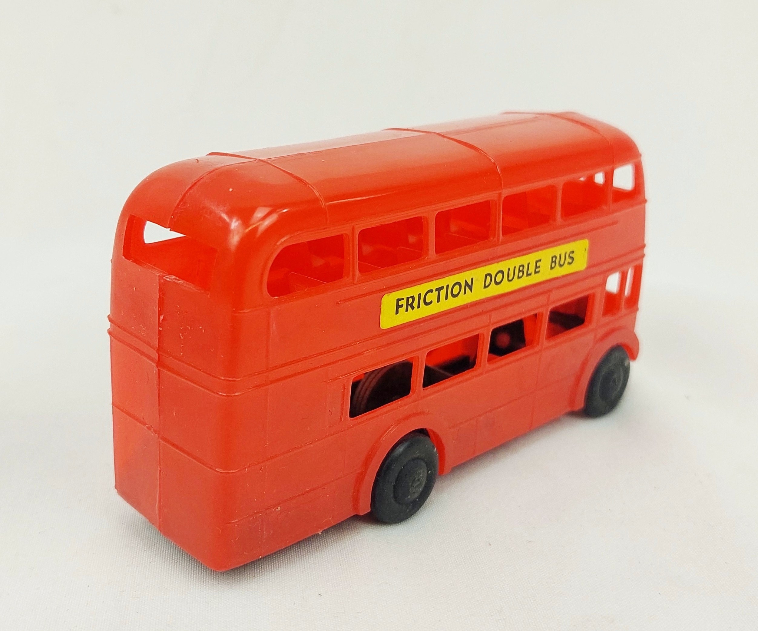 1960’s Chinese Plastic Friction Drive Double Decker Bus - Image 3