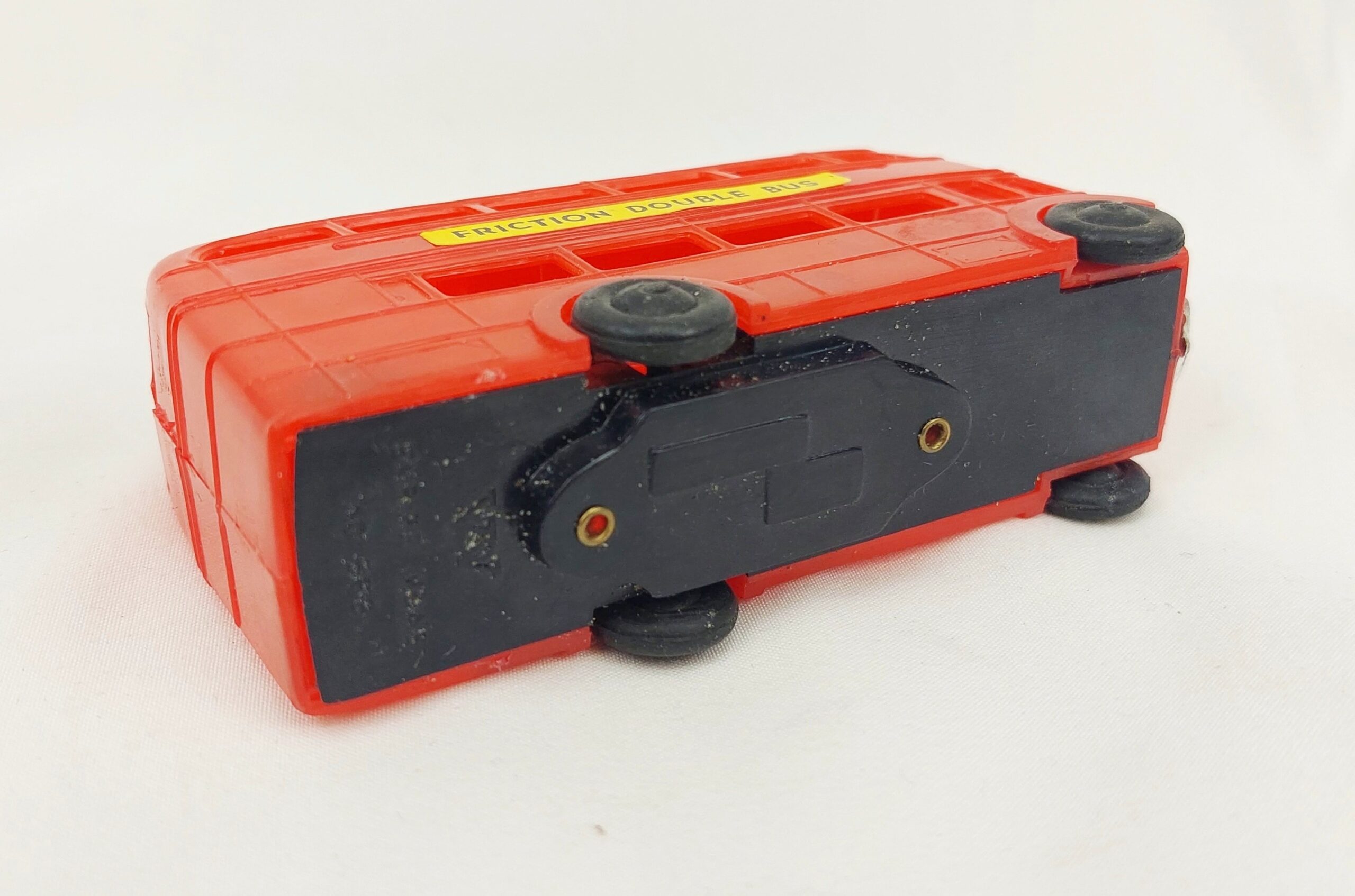 1960’s Chinese Plastic Friction Drive Double Decker Bus - Image 4
