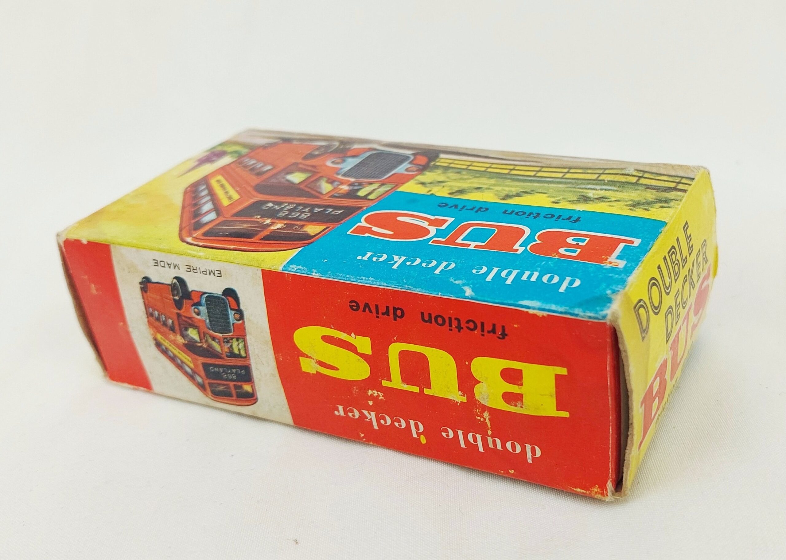 1960’s Chinese Plastic Friction Drive Double Decker Bus - Image 6