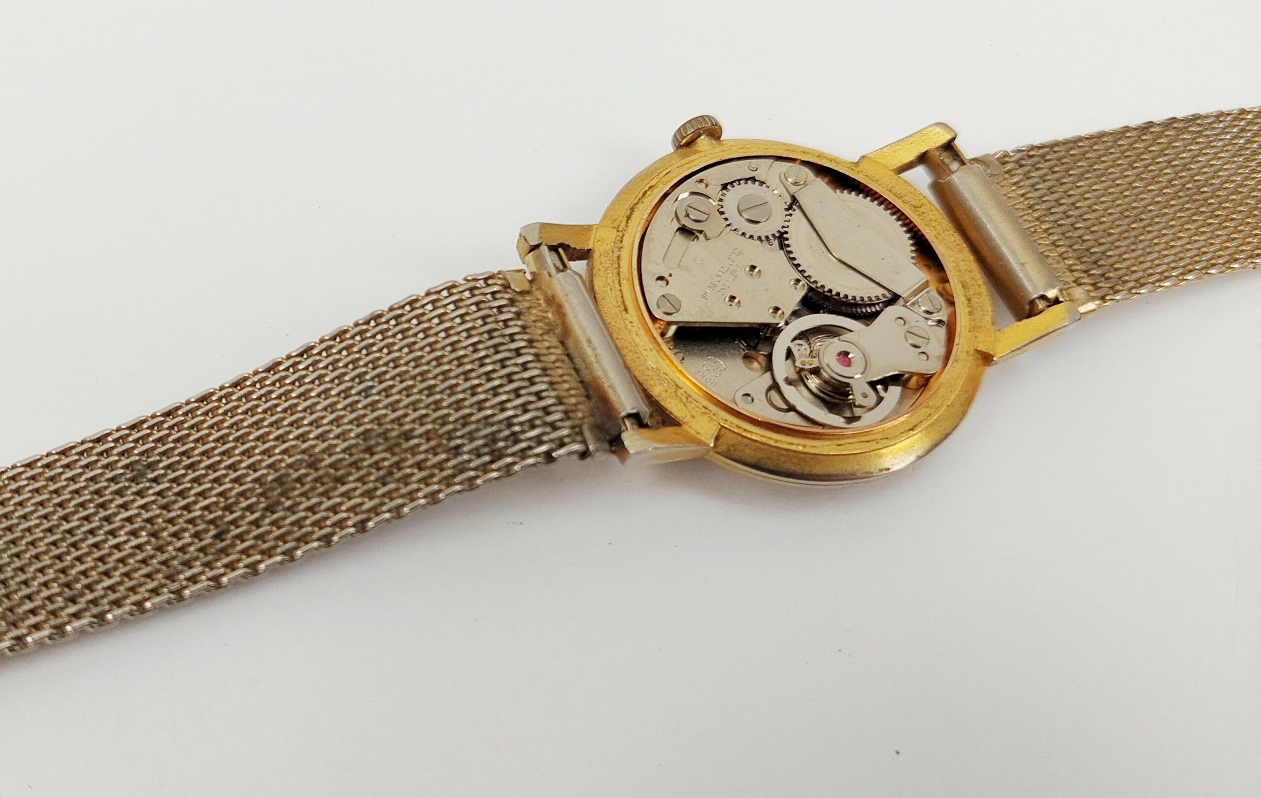 Gents Gold Plated Diantus De Luxe Mechanical Wristwatch - Image 9