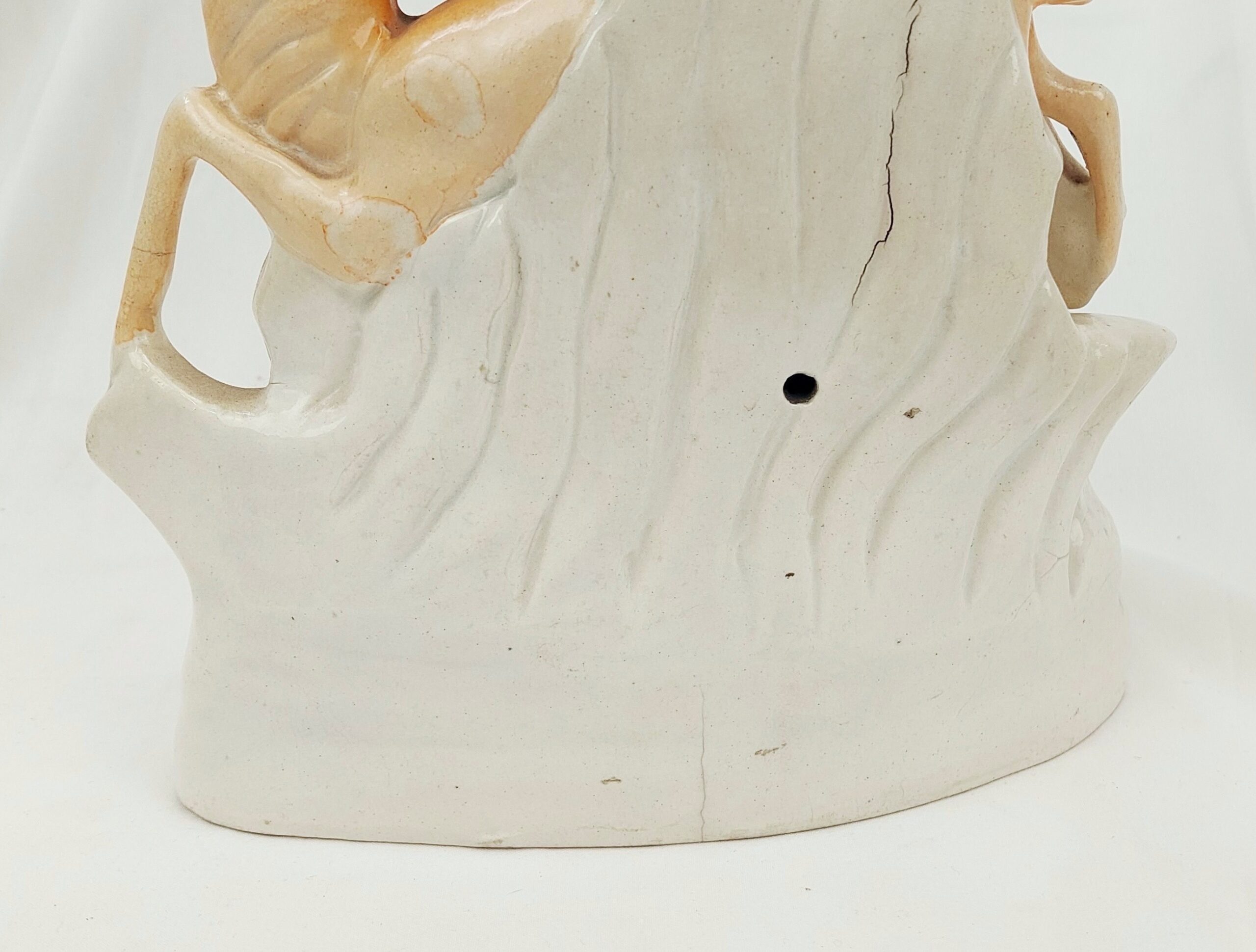 c1840 Staffordshire Figure of a Greco-Roman Hunter With Stag - Image 11