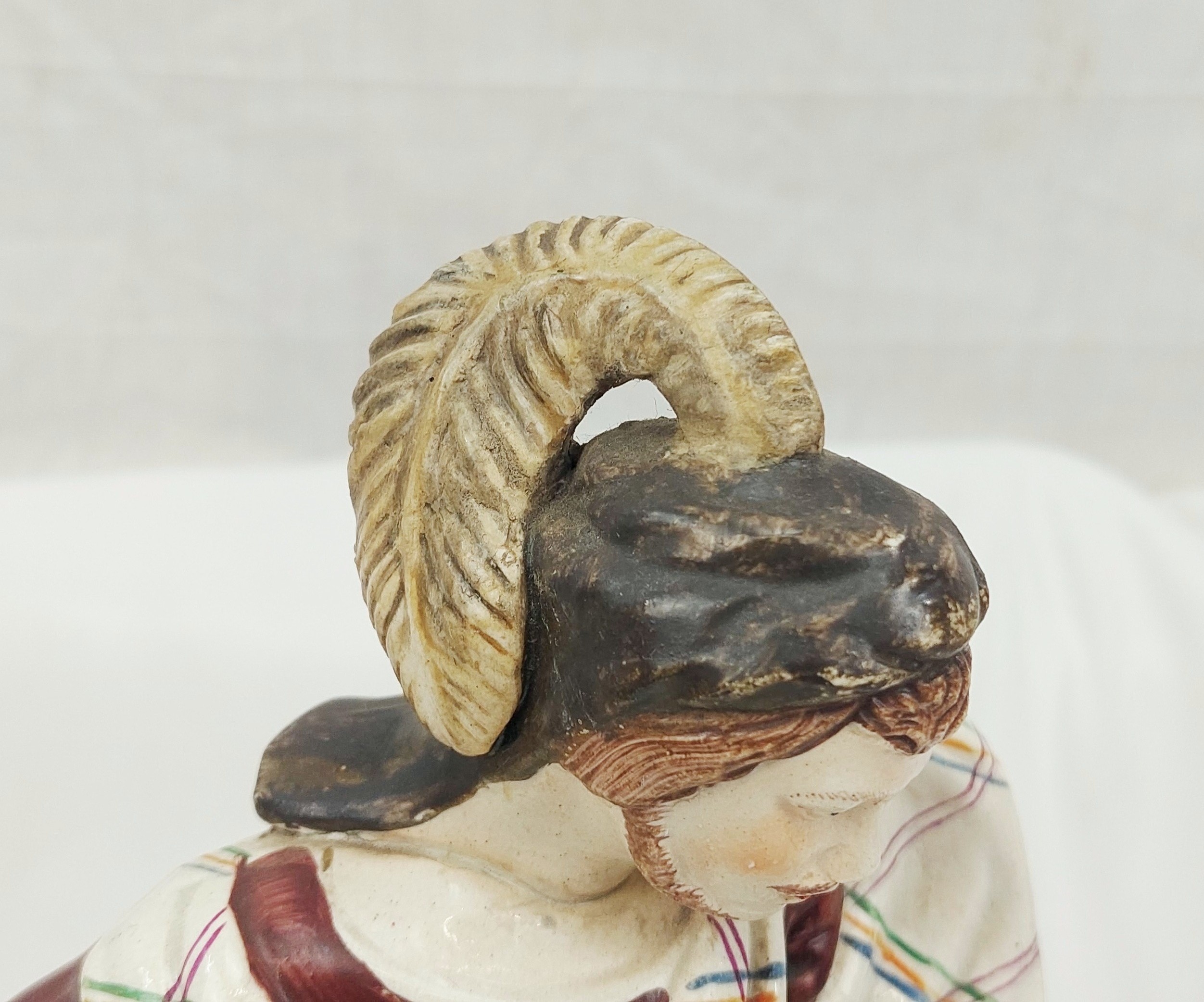 c1840 Staffordshire Figure of a Greco-Roman Hunter With Stag - Image 2