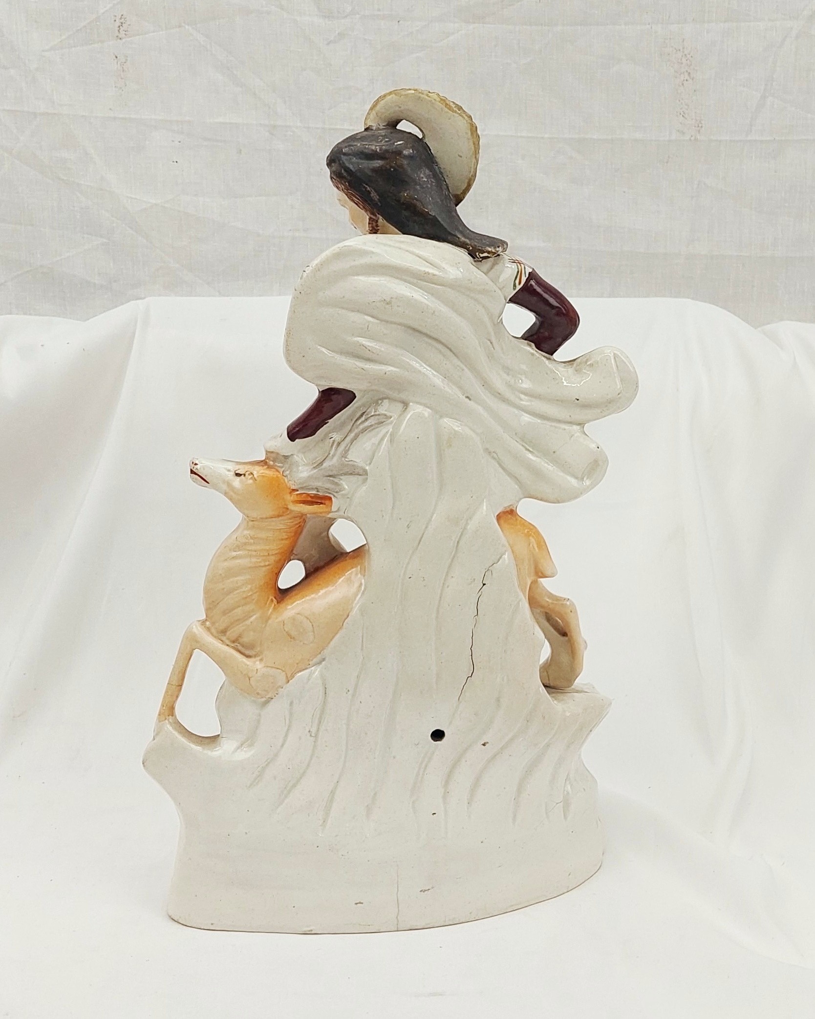 c1840 Staffordshire Figure of a Greco-Roman Hunter With Stag - Image 8