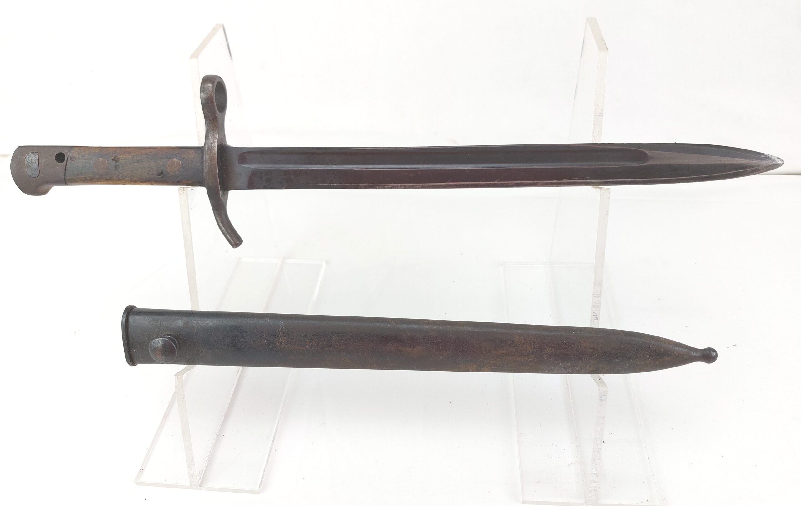 Original Finnish M1927 Bayonet & Scabbard by Fiskars