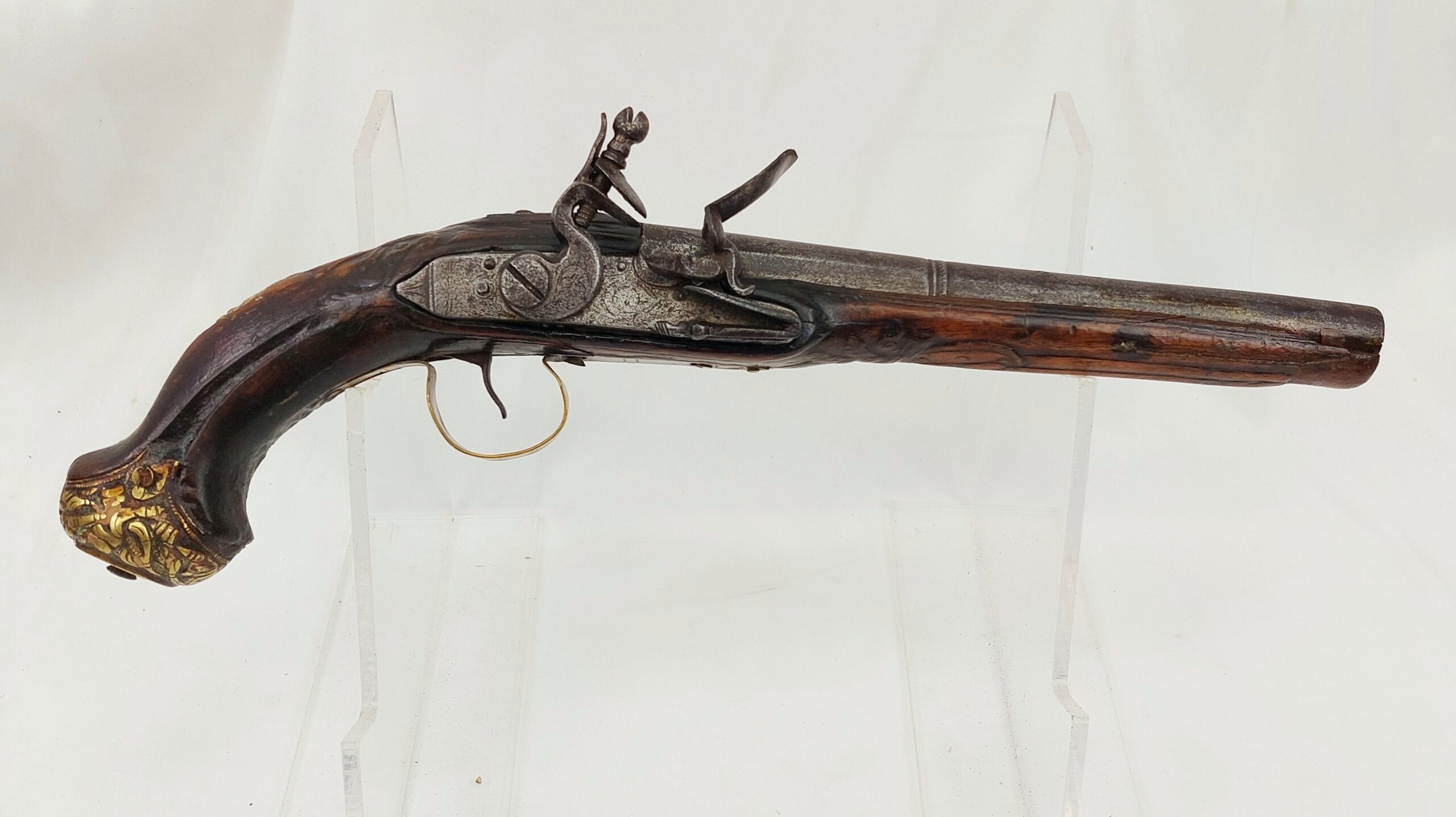 Mid 19th Century Ottoman / Balkan Flintlock Holster Pistol