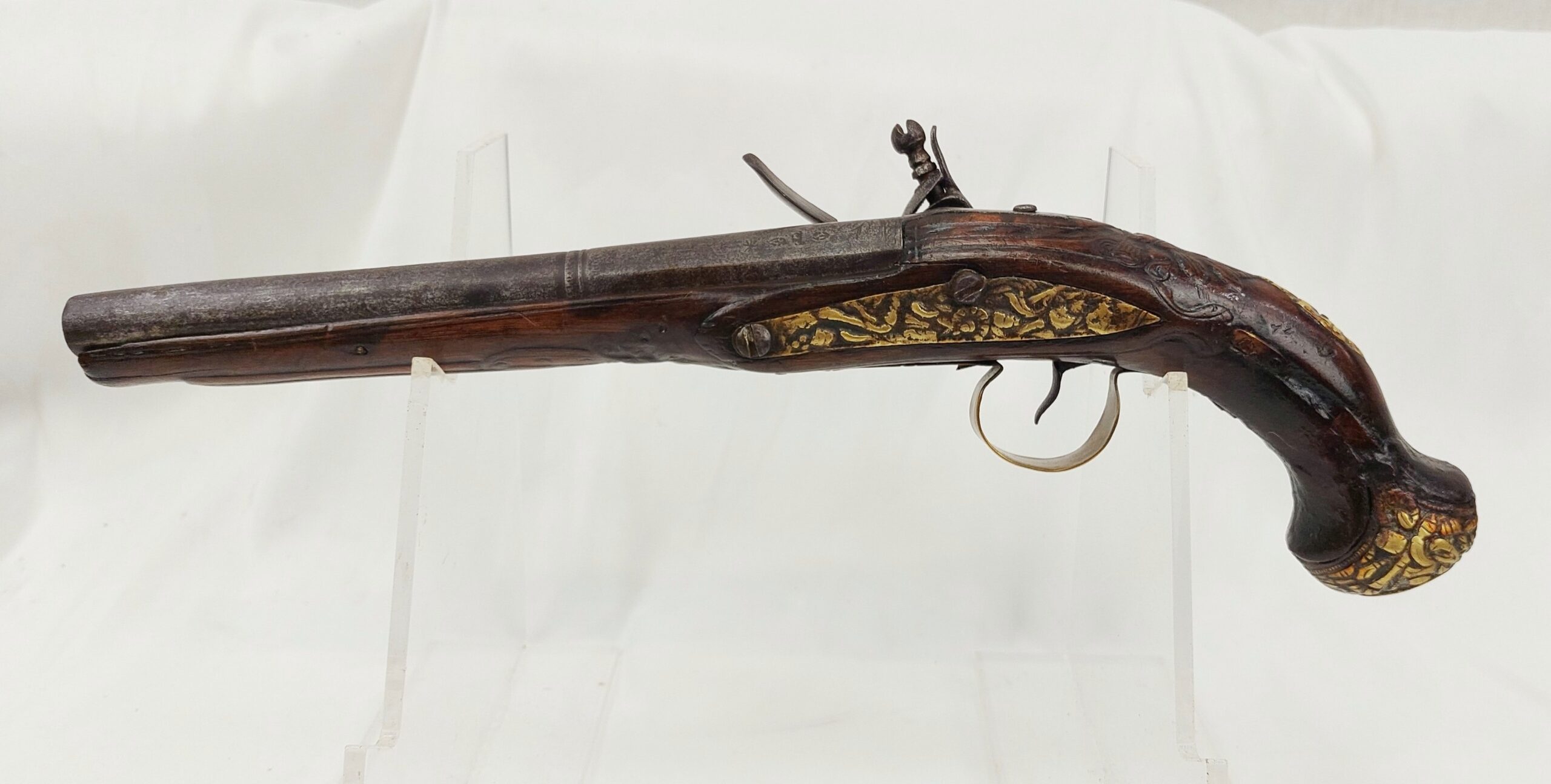 Mid 19th Century Ottoman / Balkan Flintlock Holster Pistol - Image 2
