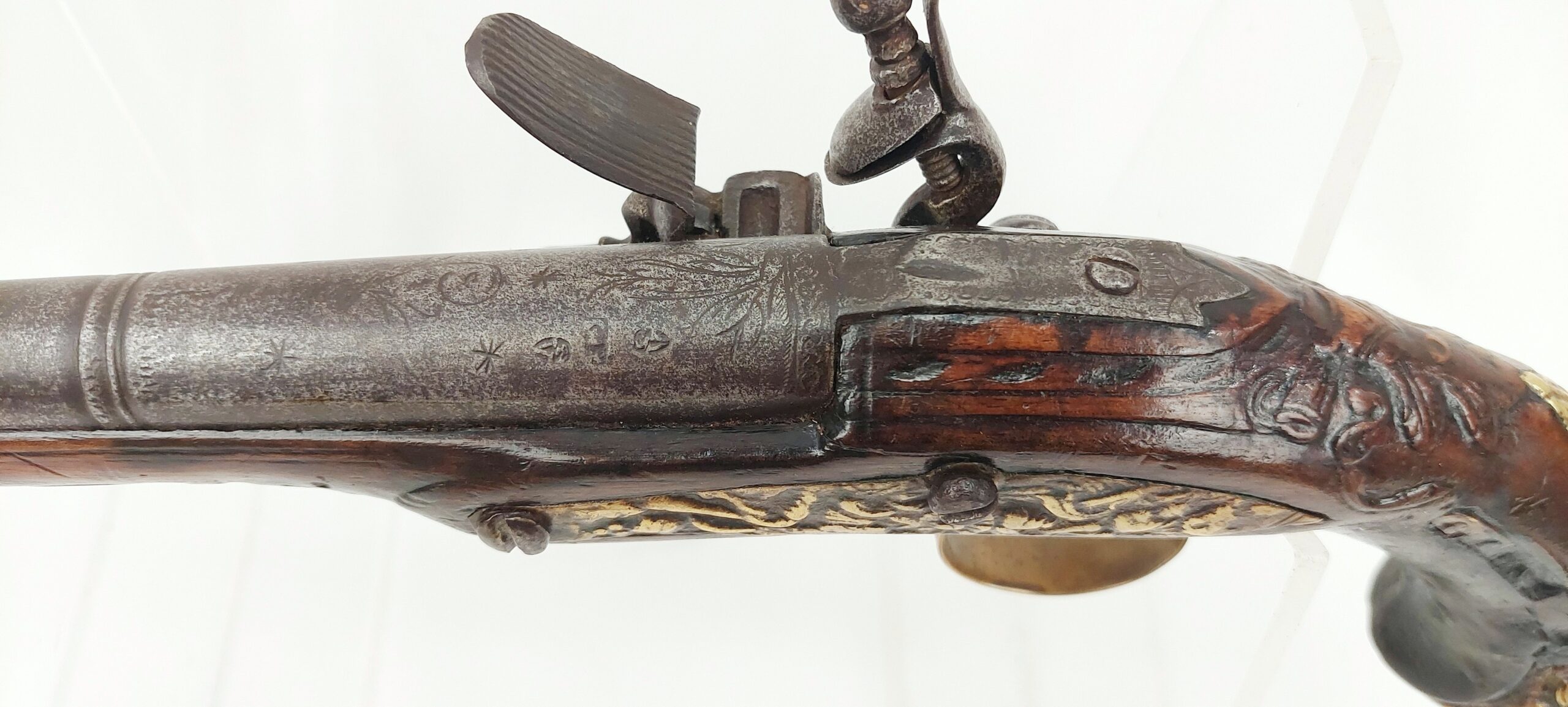 Mid 19th Century Ottoman / Balkan Flintlock Holster Pistol - Image 5
