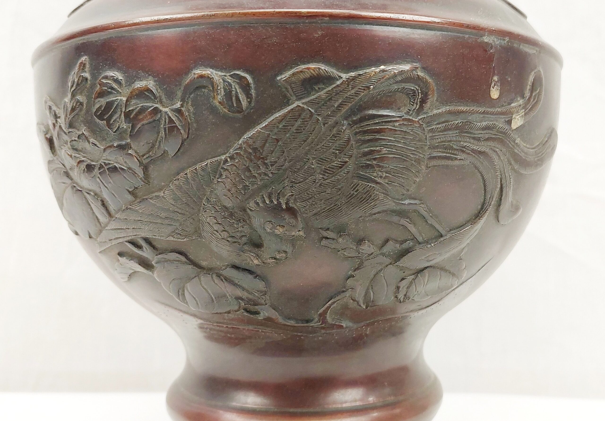 Pair Of Japanese Victorian 19th Century Bronze Vases - Image 10