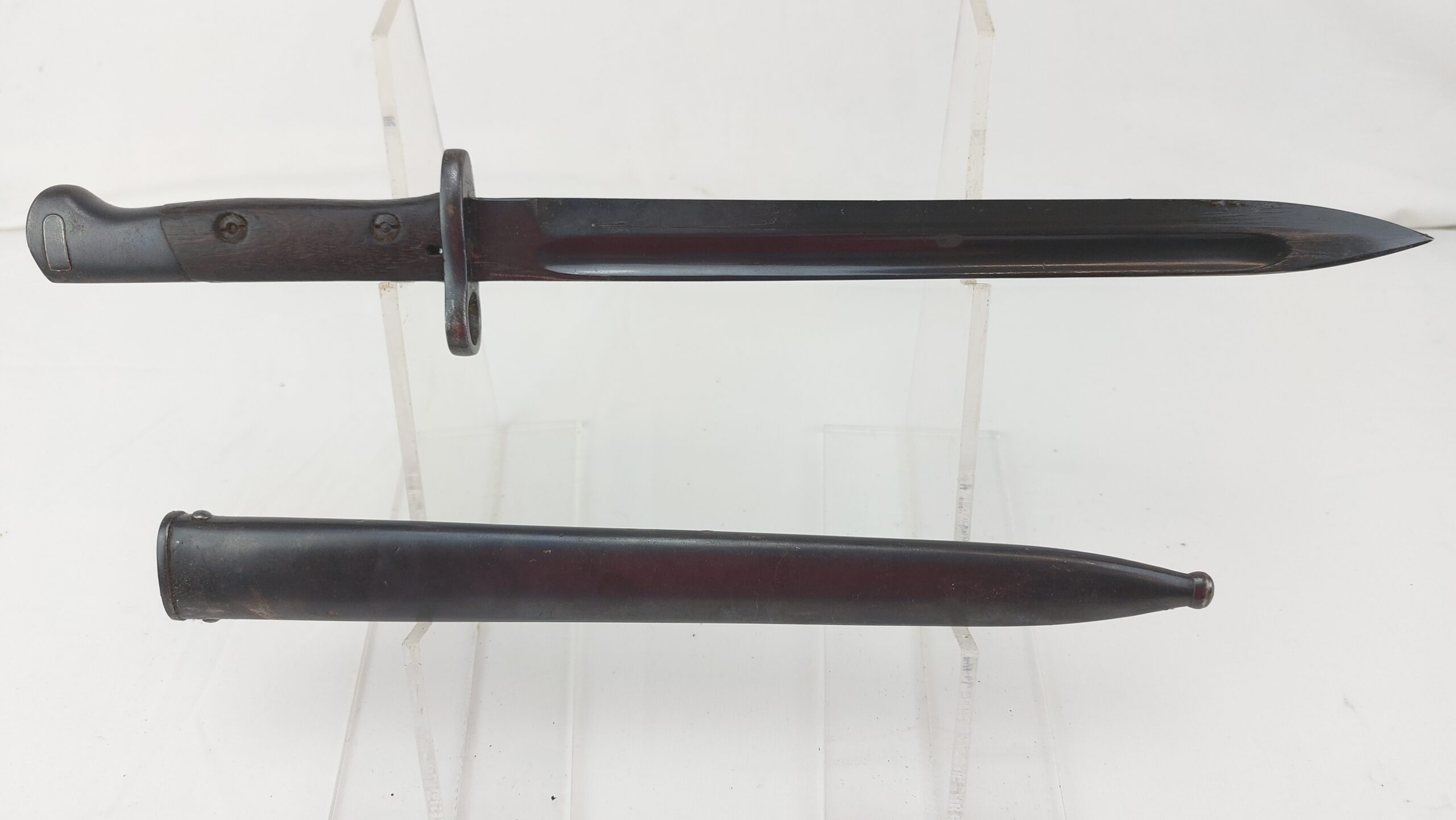 Portuguese M1904 Sword Bayonet and Scabbard by Simson & Co, Suhl