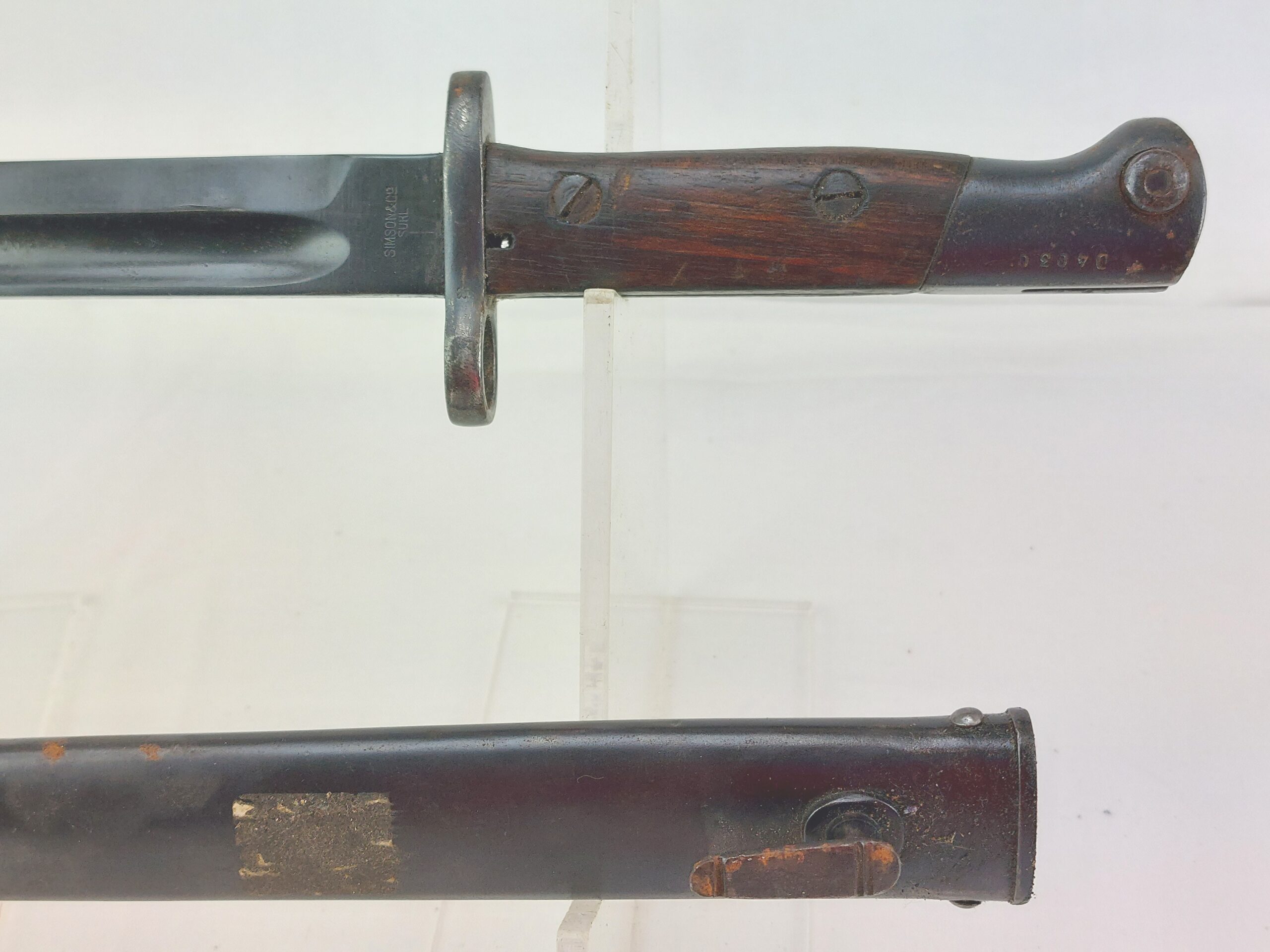 Portuguese M1904 Sword Bayonet and Scabbard by Simson & Co, Suhl - Image 5