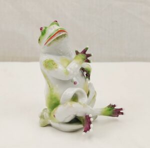 Quirky c1960 Volkstedt Ceramic Frog