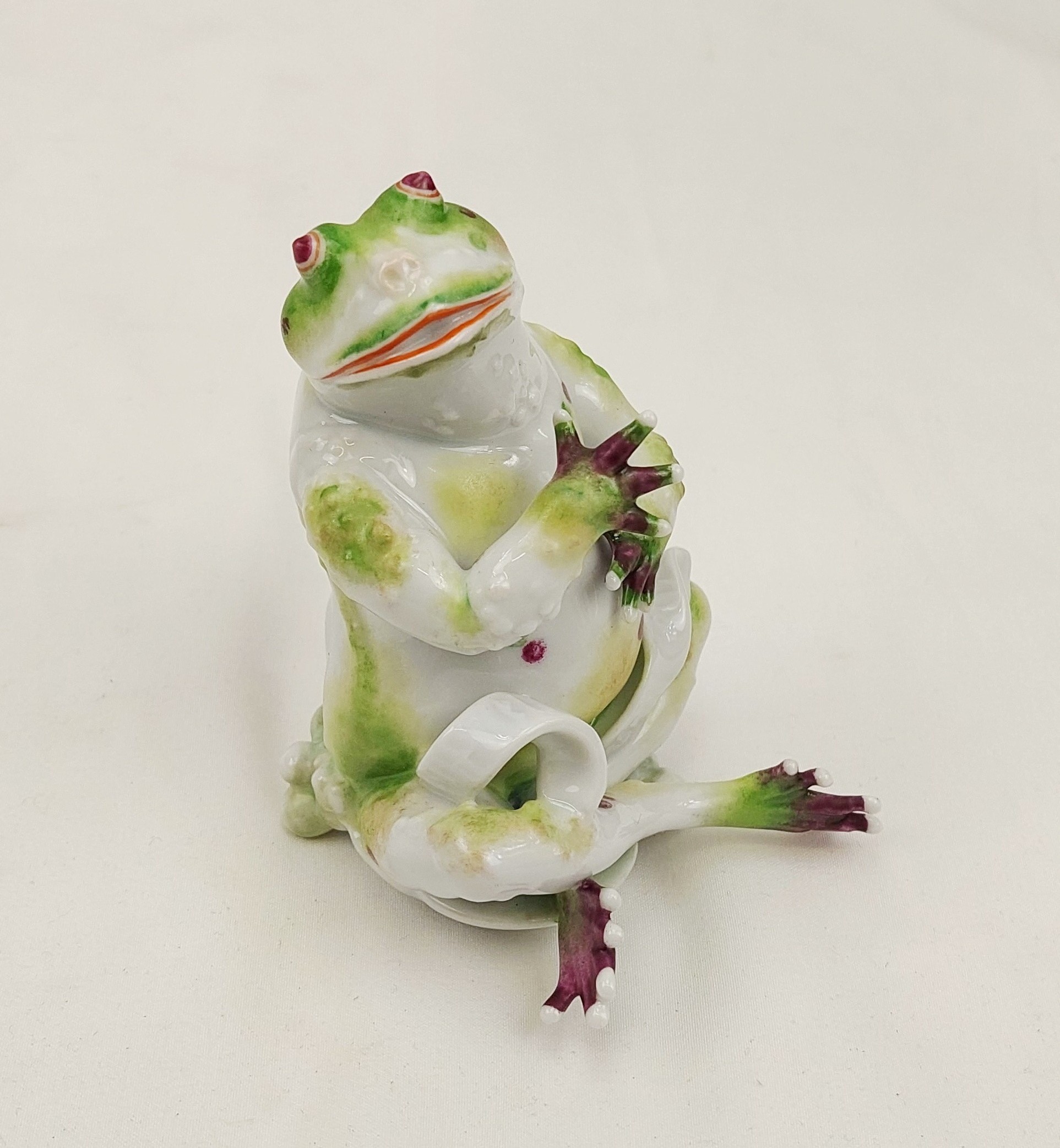 Quirky c1960 Volkstedt Ceramic Frog - Image 2
