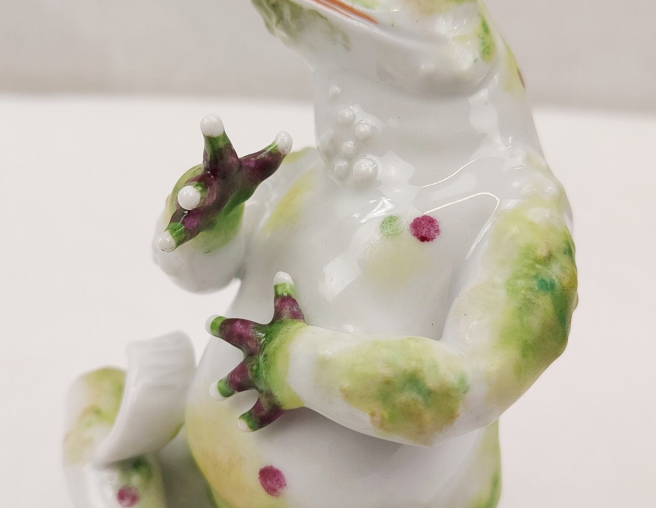 Quirky c1960 Volkstedt Ceramic Frog - Image 8