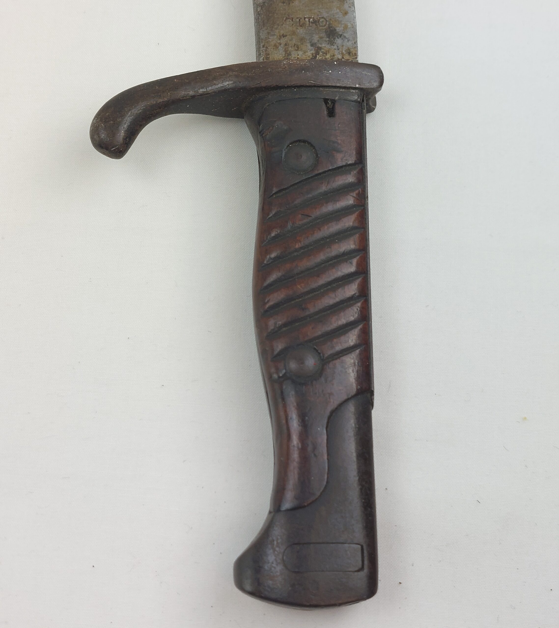 Rare WW1 German Butchers Bayonet by CITO, c1915, with Metal Scabbard - Image 9