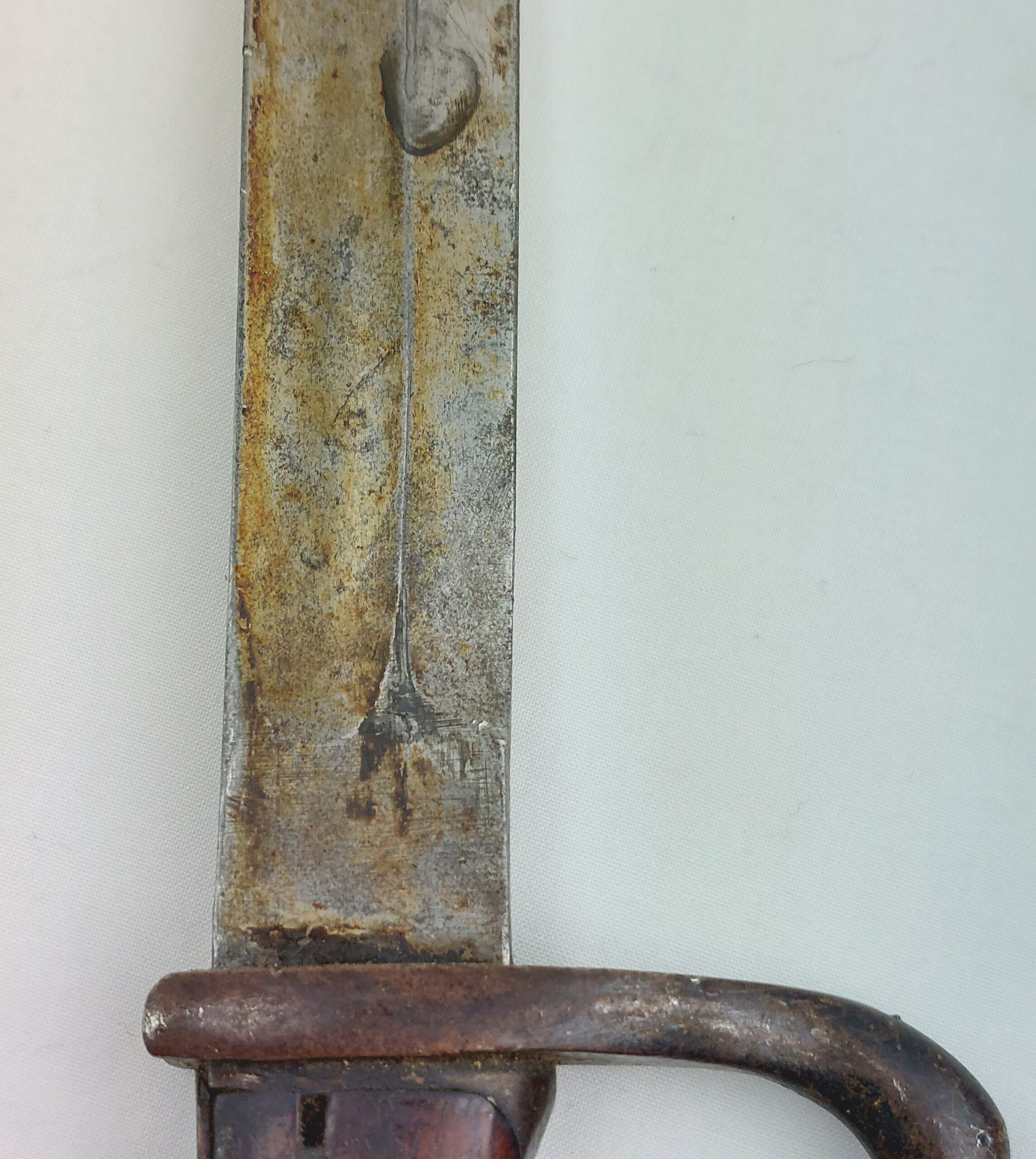 Rare WW1 German Butchers Bayonet by CITO, c1915, with Metal Scabbard - Image 14