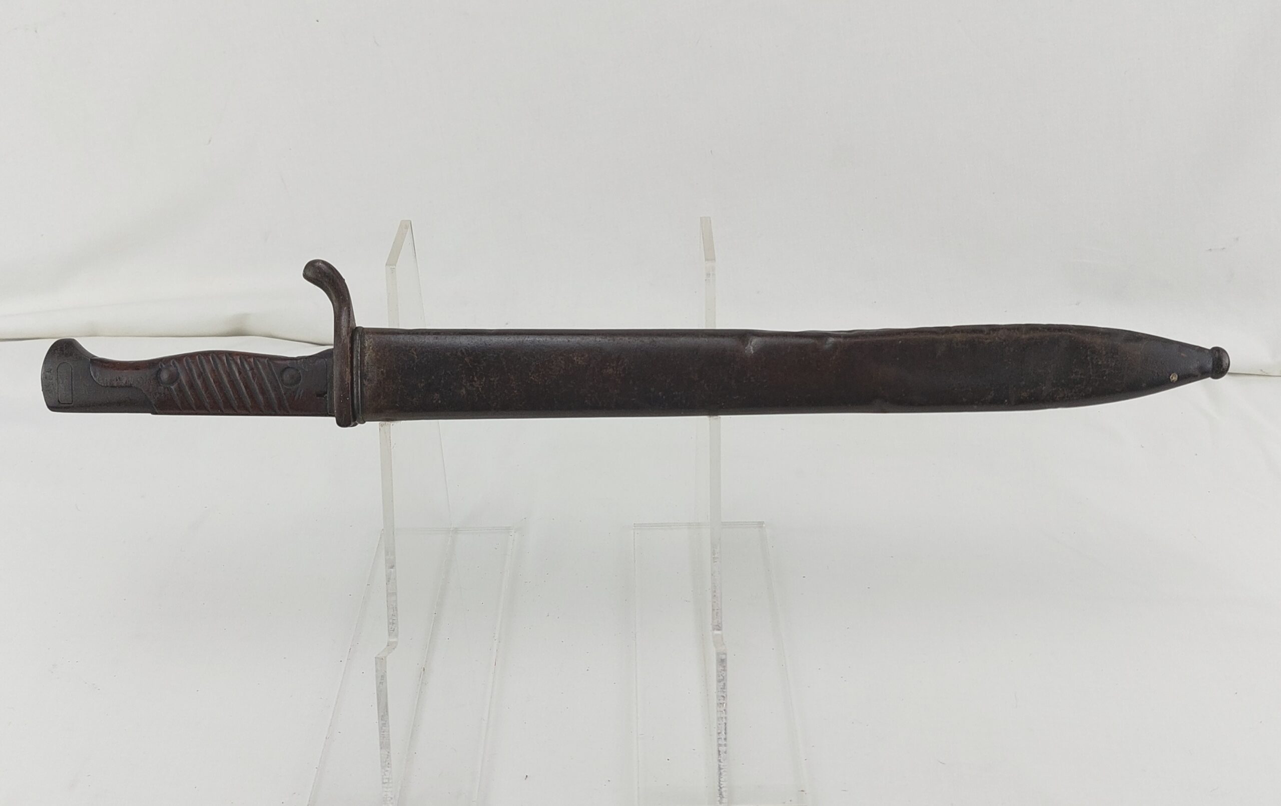 Rare WW1 German Butchers Bayonet by CITO, c1915, with Metal Scabbard - Image 5