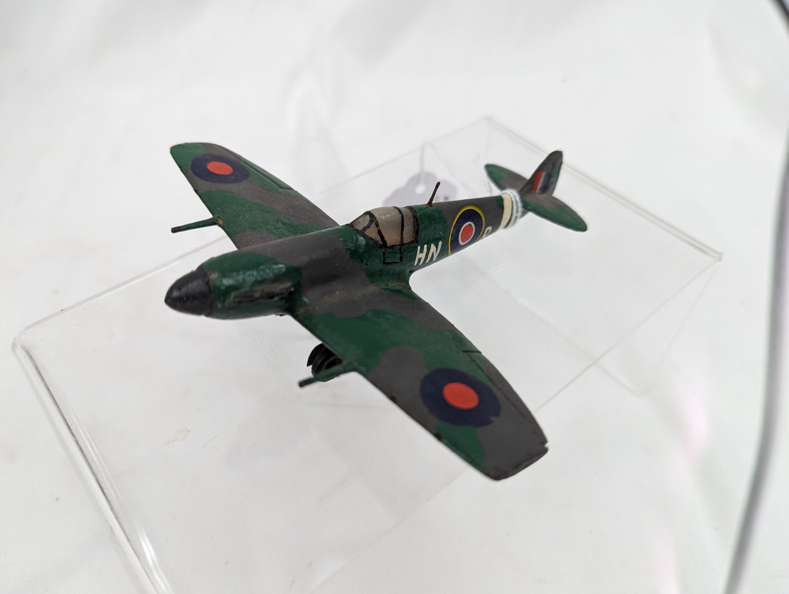 Scale Model of a Supermarine Spitfire Mk XIV Griffon Airplane D Type
