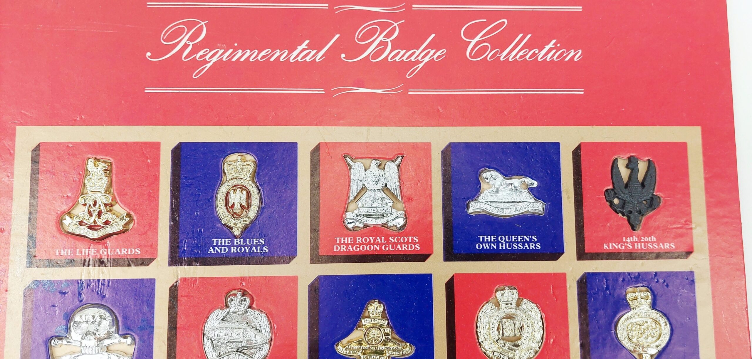 Texaco 1973 Regimental Badge Collection Display Card - Image 2