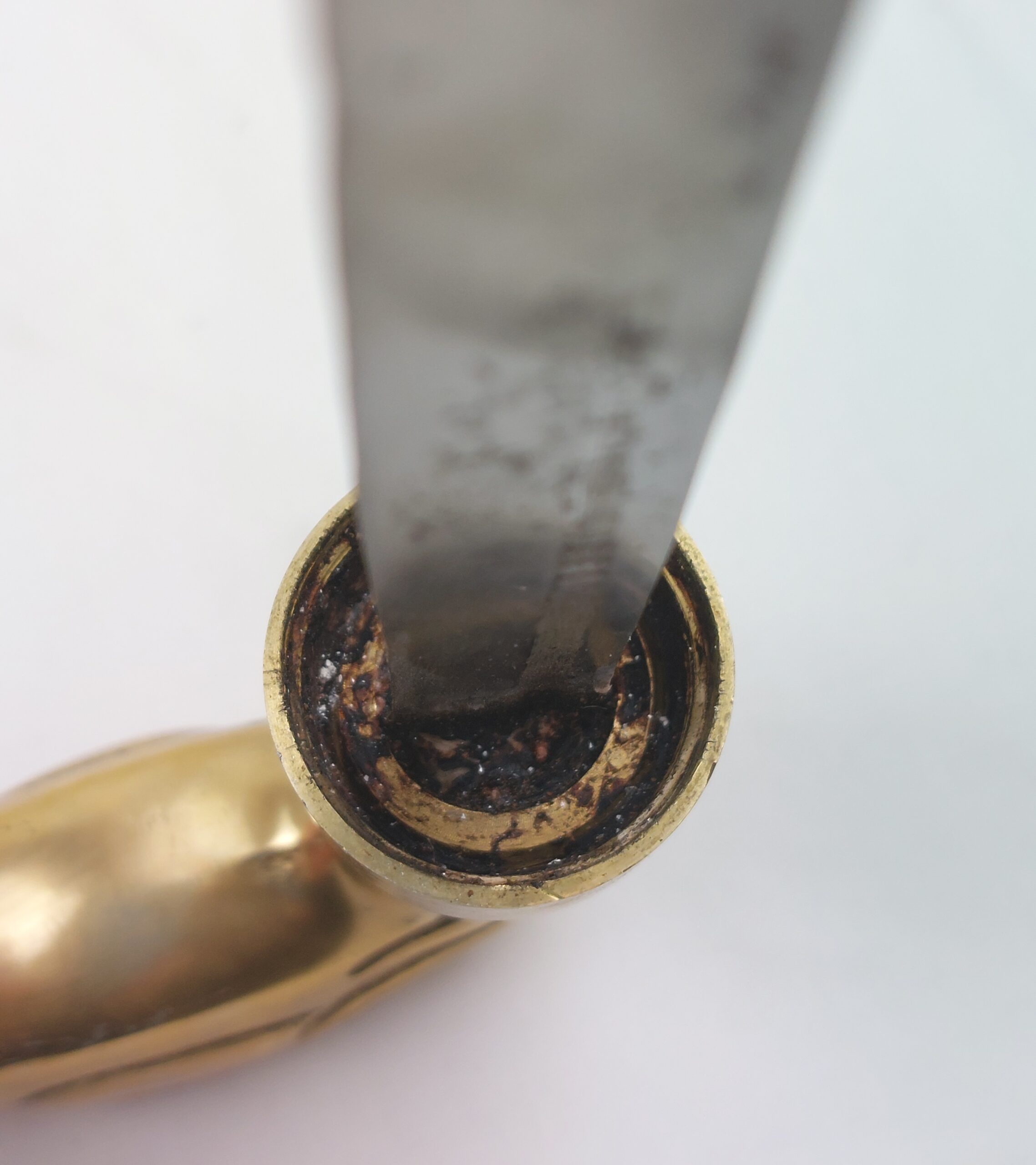 Unusual, Brass Horse Headed, Collapsible, Black Sword Stick with Hidden Blade - Image 15