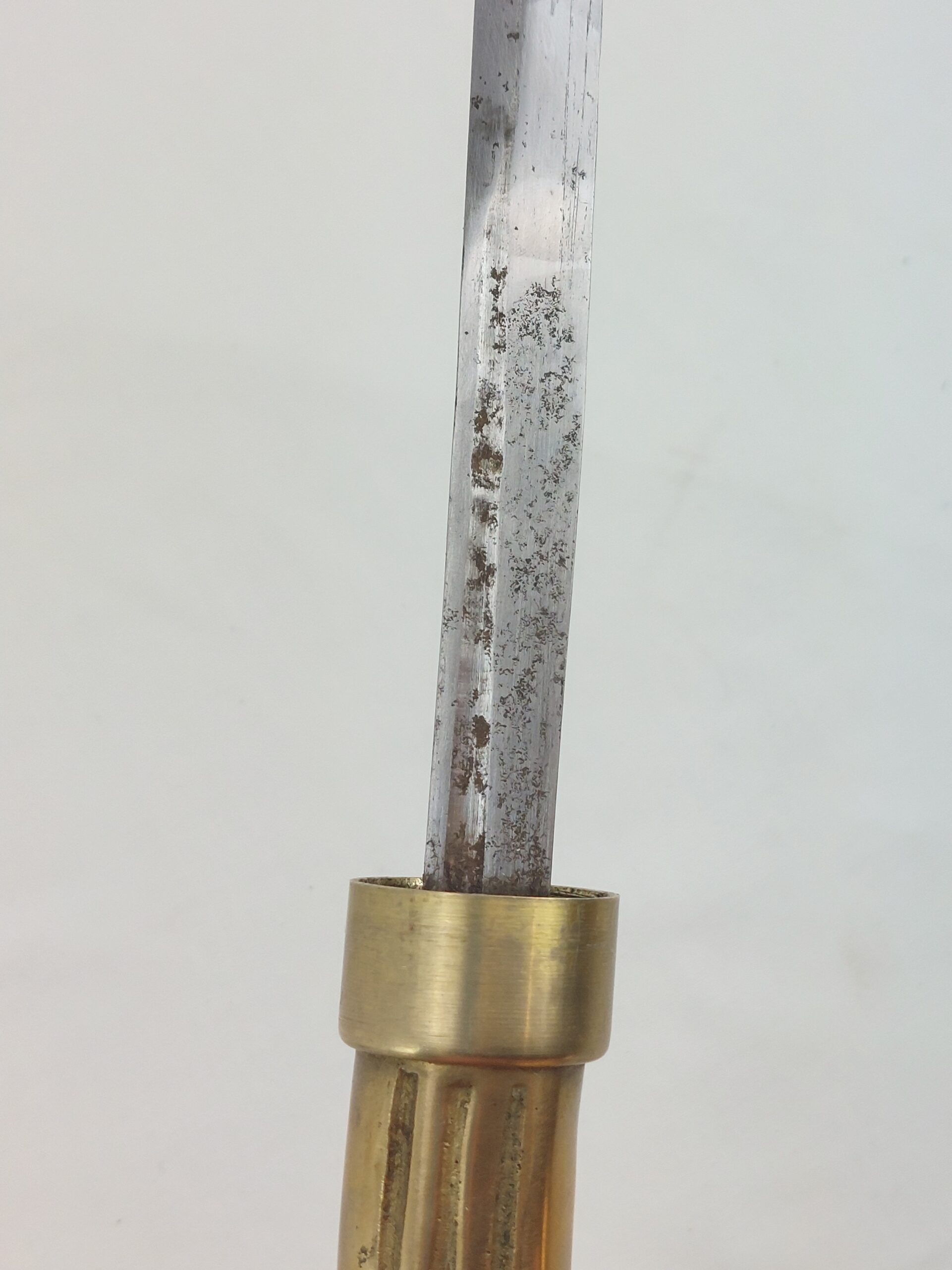 Unusual, Brass Horse Headed, Collapsible, Black Sword Stick with Hidden Blade - Image 13