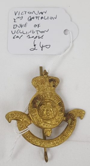 Victorian 2nd Battalion Duke Of Wellington Regiment Cap Badge