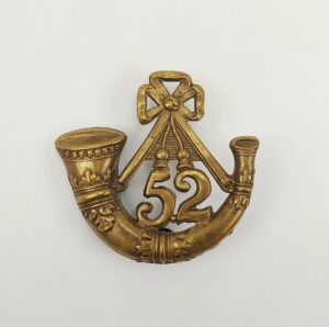 Victorian 52nd Oxfordshire Regiment Of Foot Glengarry Cap Badge