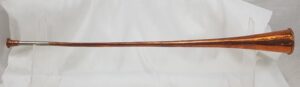 Victorian Copper And White Metal Hunting Horn