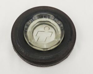 Vintage India Autoway Car Tyre Ashtray