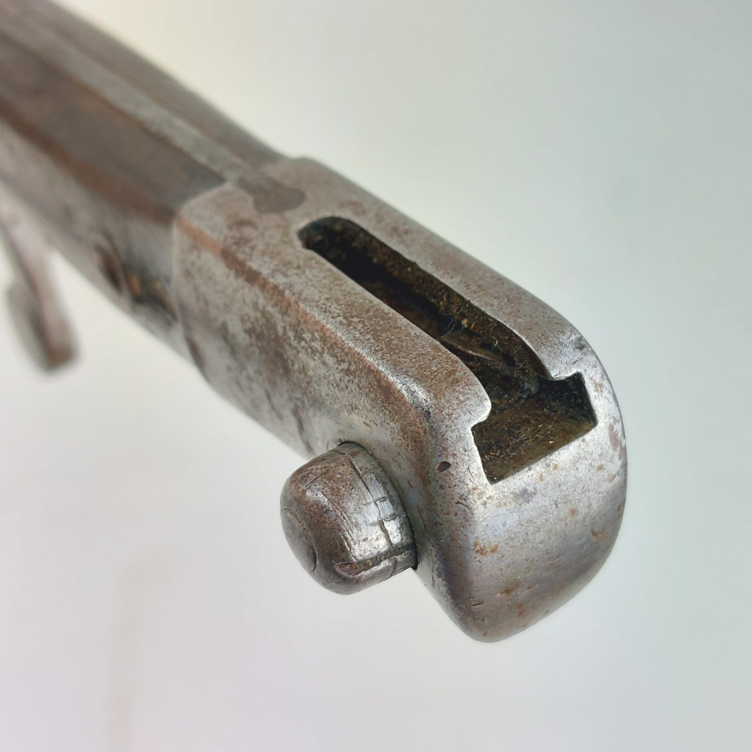 Rare: WW1, Portuguese M1885 Guedes/Kropatshek Yataghan Bayonet and Metal Scabbard - Image 19