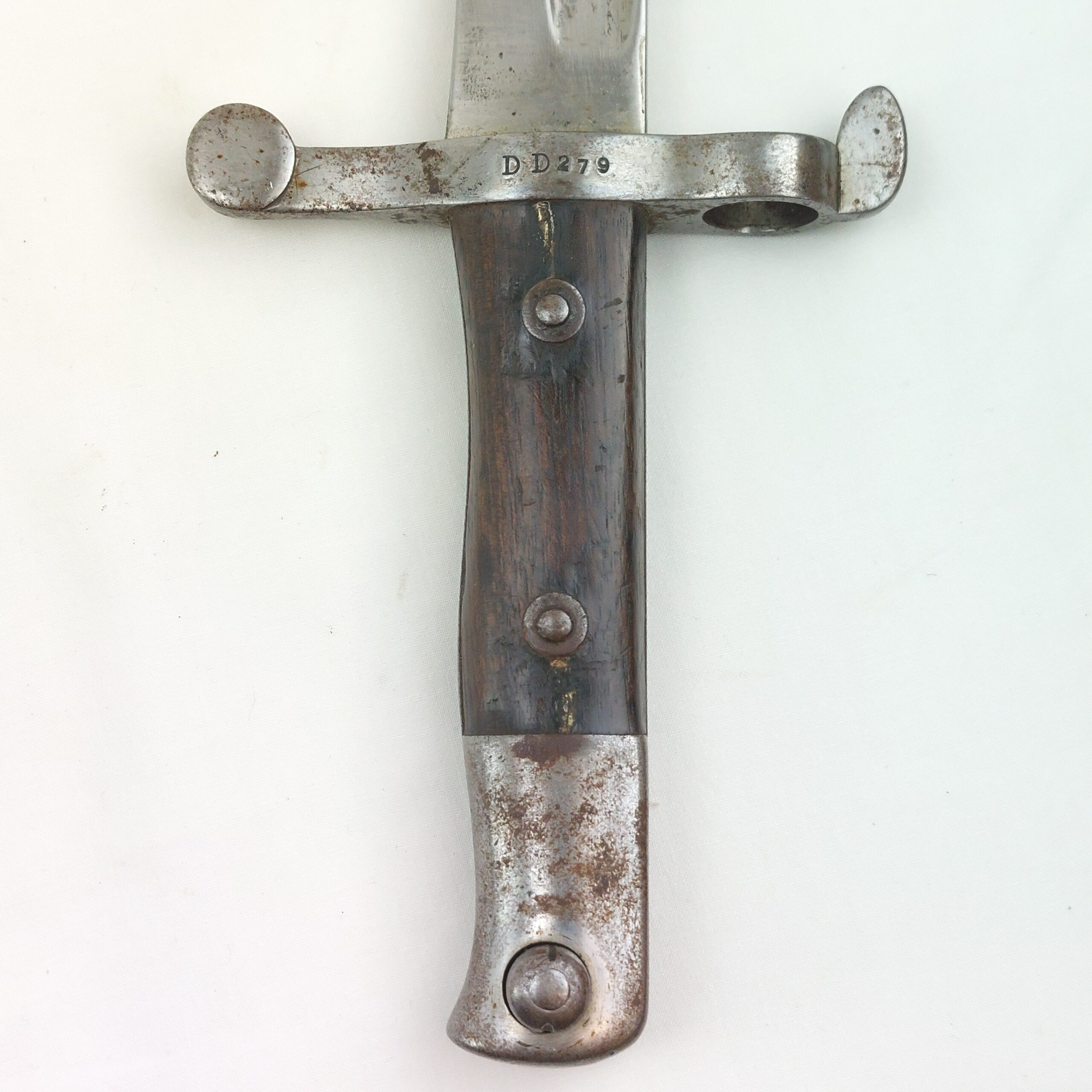 Rare: WW1, Portuguese M1885 Guedes/Kropatshek Yataghan Bayonet and Metal Scabbard - Image 20