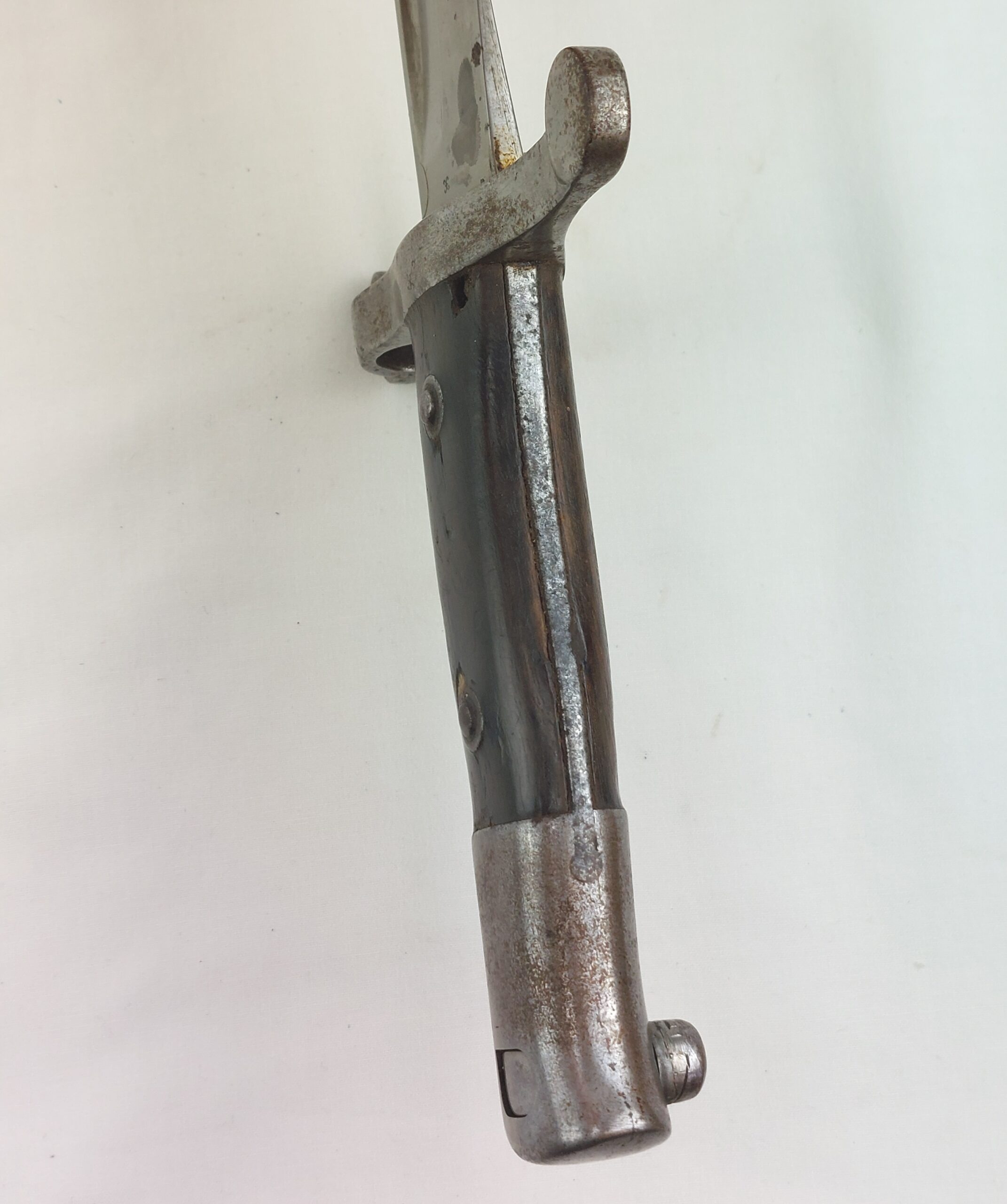 Rare: WW1, Portuguese M1885 Guedes/Kropatshek Yataghan Bayonet and Metal Scabbard - Image 24