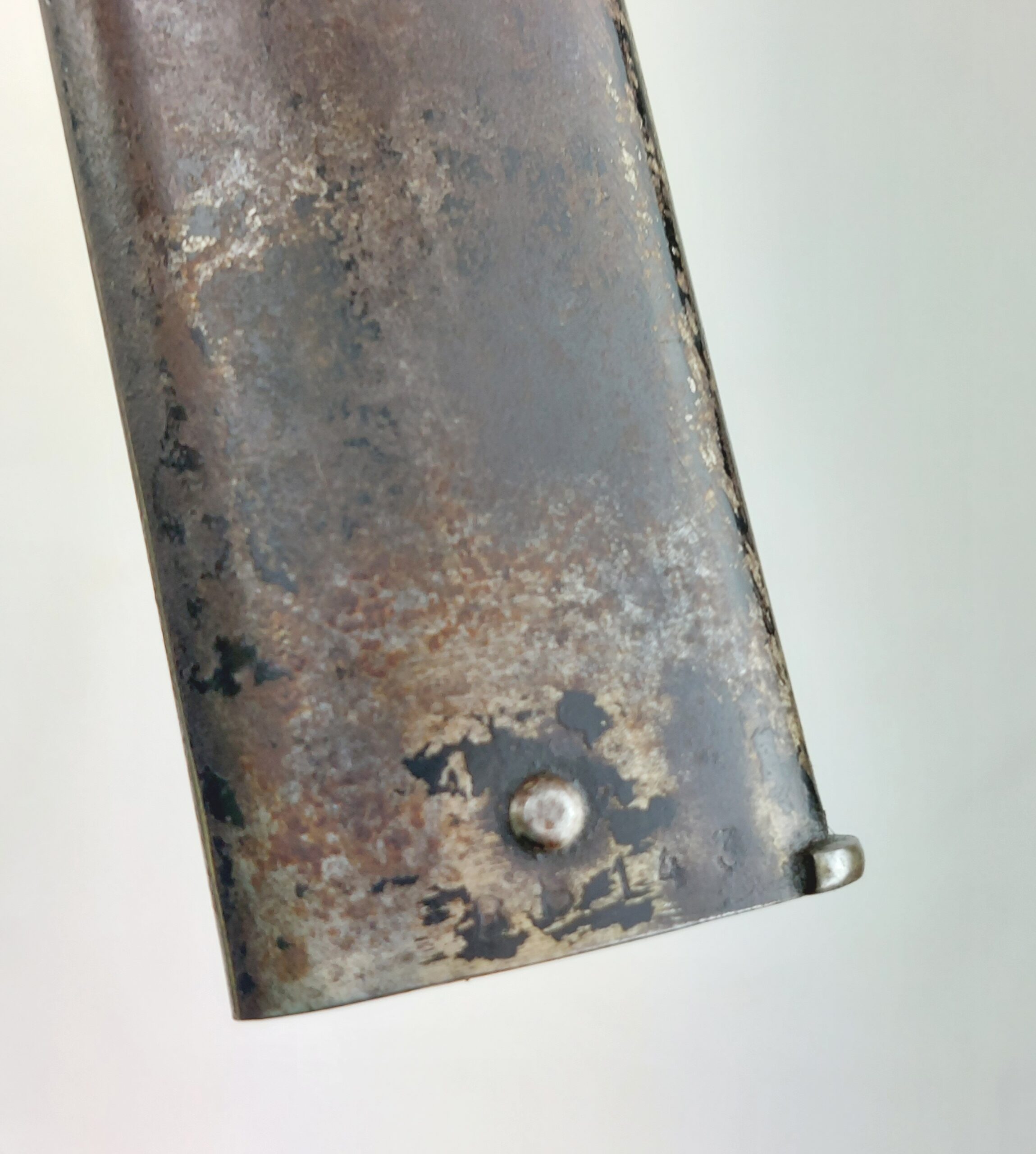 Rare: WW1, Portuguese M1885 Guedes/Kropatshek Yataghan Bayonet and Metal Scabbard - Image 26