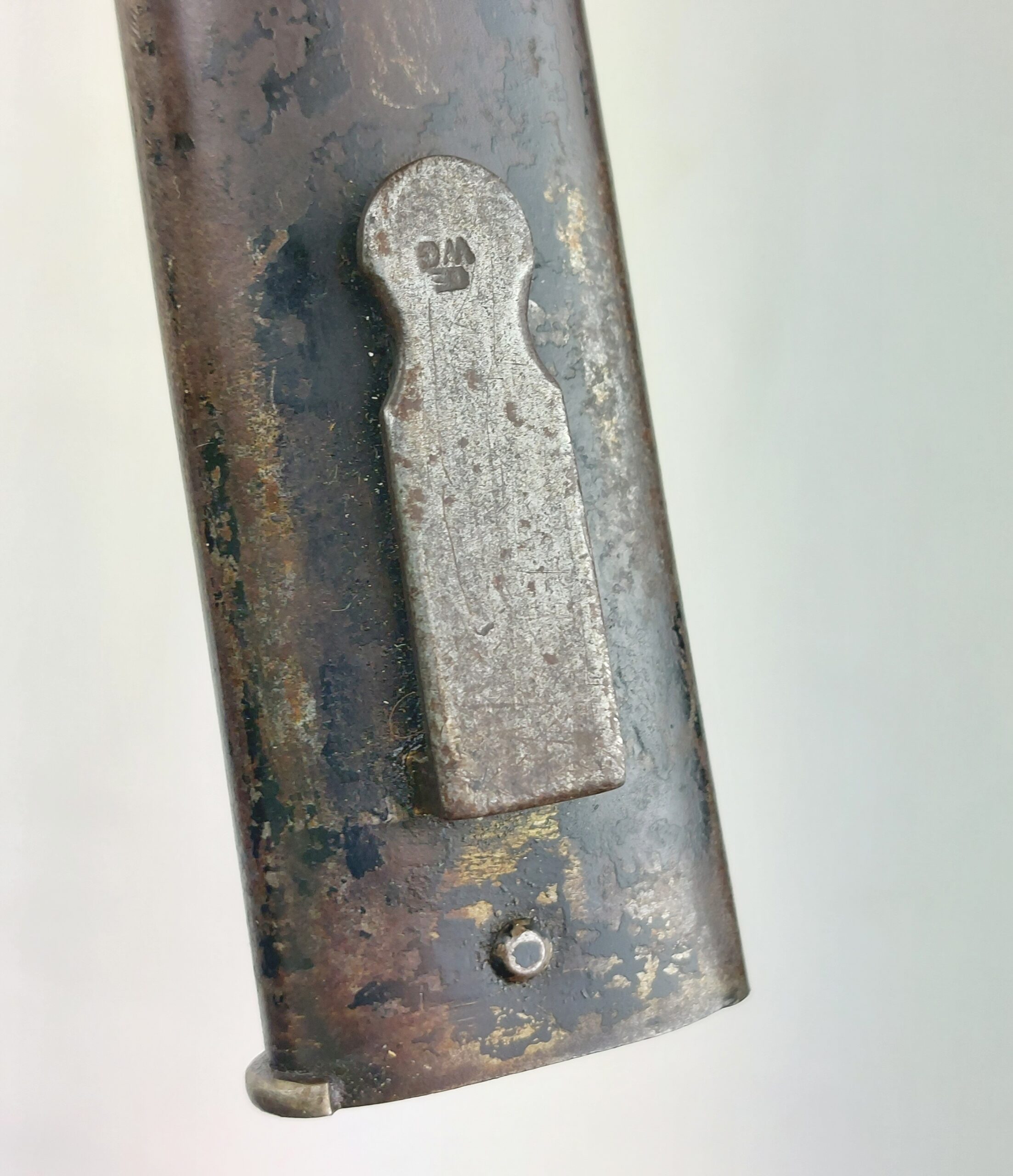 Rare: WW1, Portuguese M1885 Guedes/Kropatshek Yataghan Bayonet and Metal Scabbard - Image 27