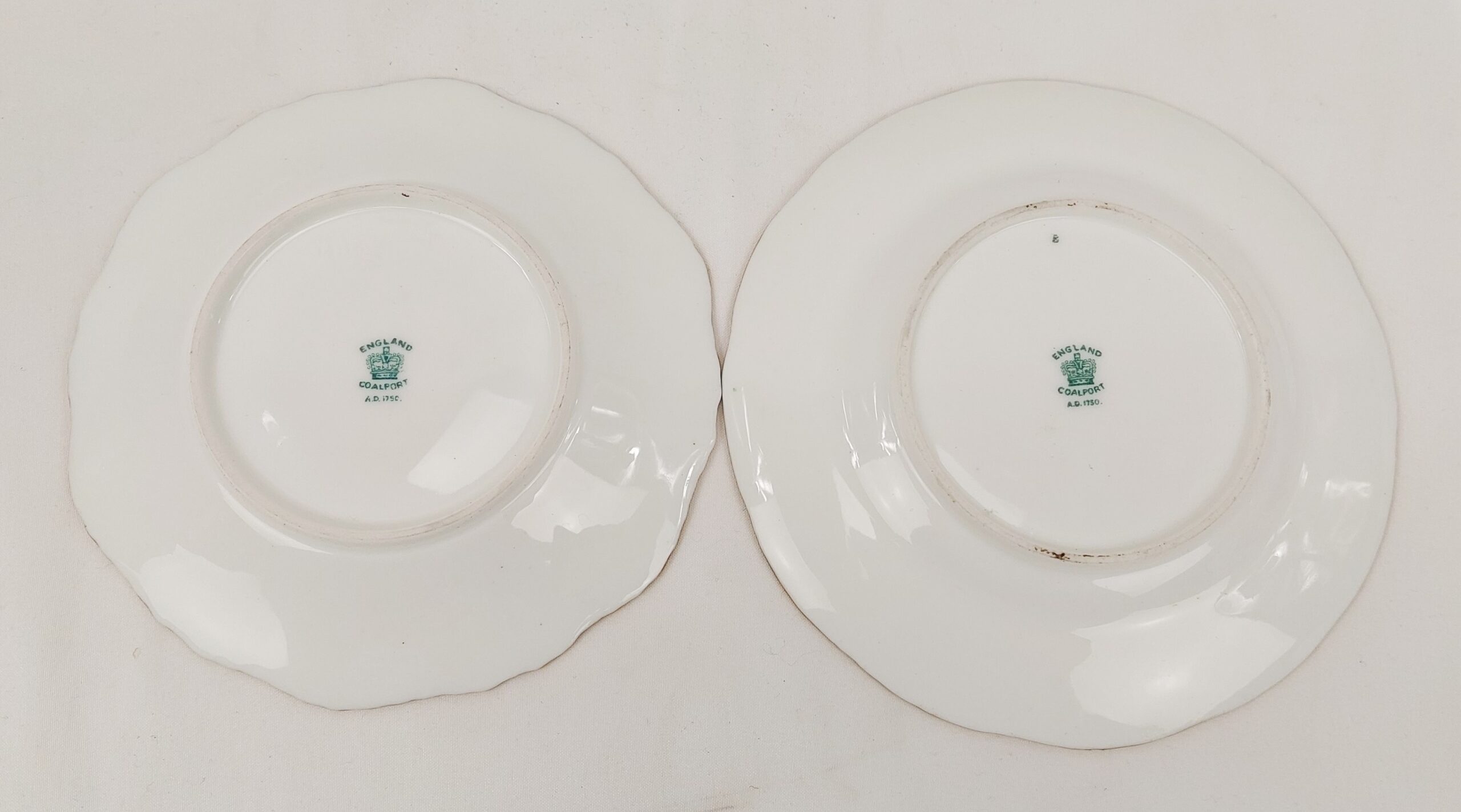c1900 Coalport Gilt Floral Cup, Saucer And Teaplate Trio - Image 8