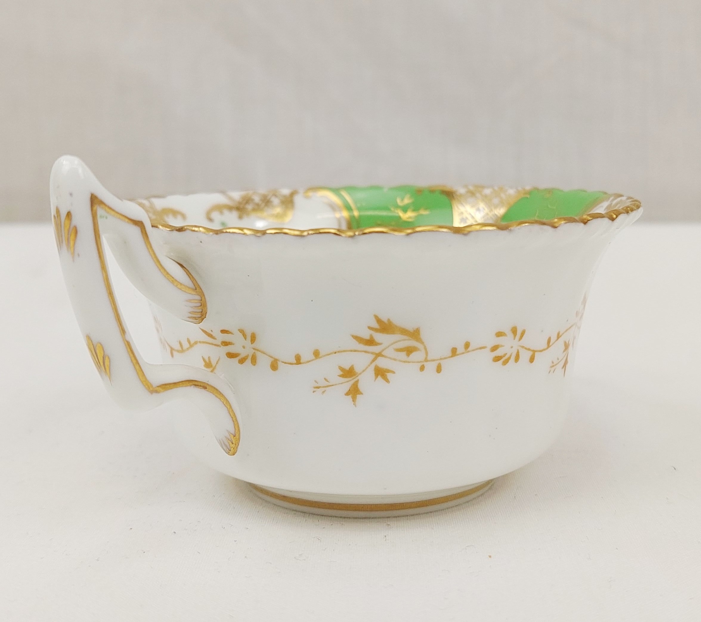 c1900 Coalport Gilt Floral Cup, Saucer And Teaplate Trio - Image 3
