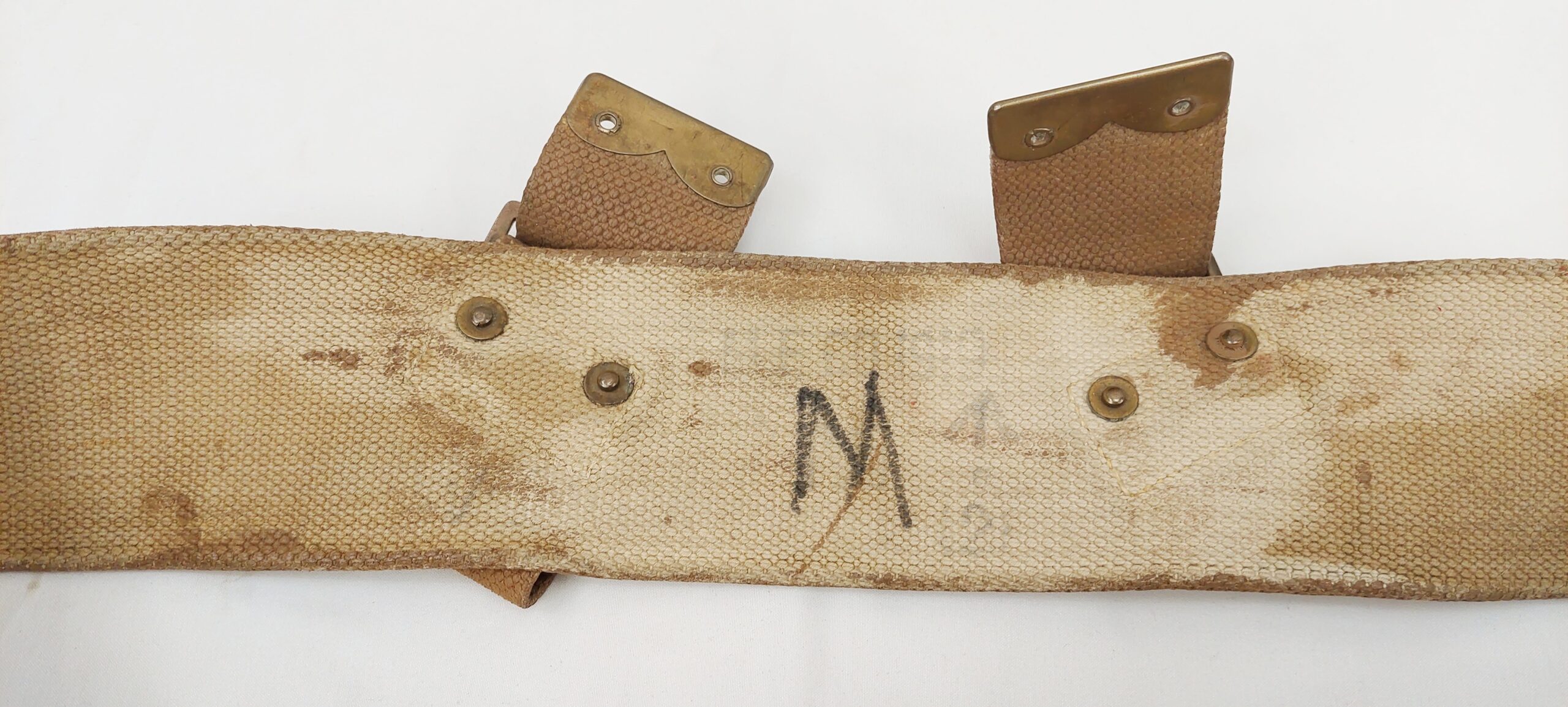 1908 Pattern WW1 British Infantry Canvas Belt - Image 2