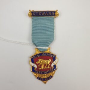 1954 Royal Masonic Institution For Boys Steward Medal