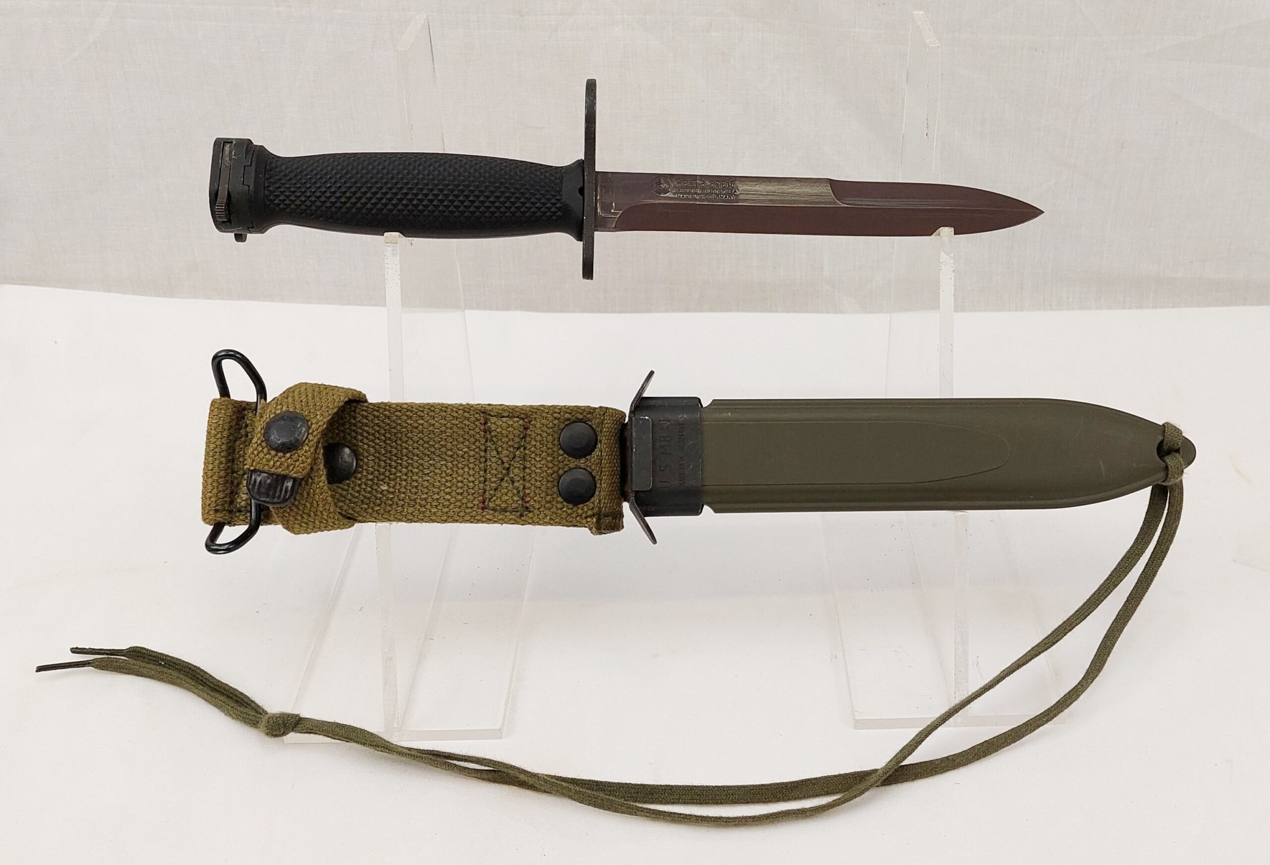 1970s M7 Bayonet With M8A1 Scabbard