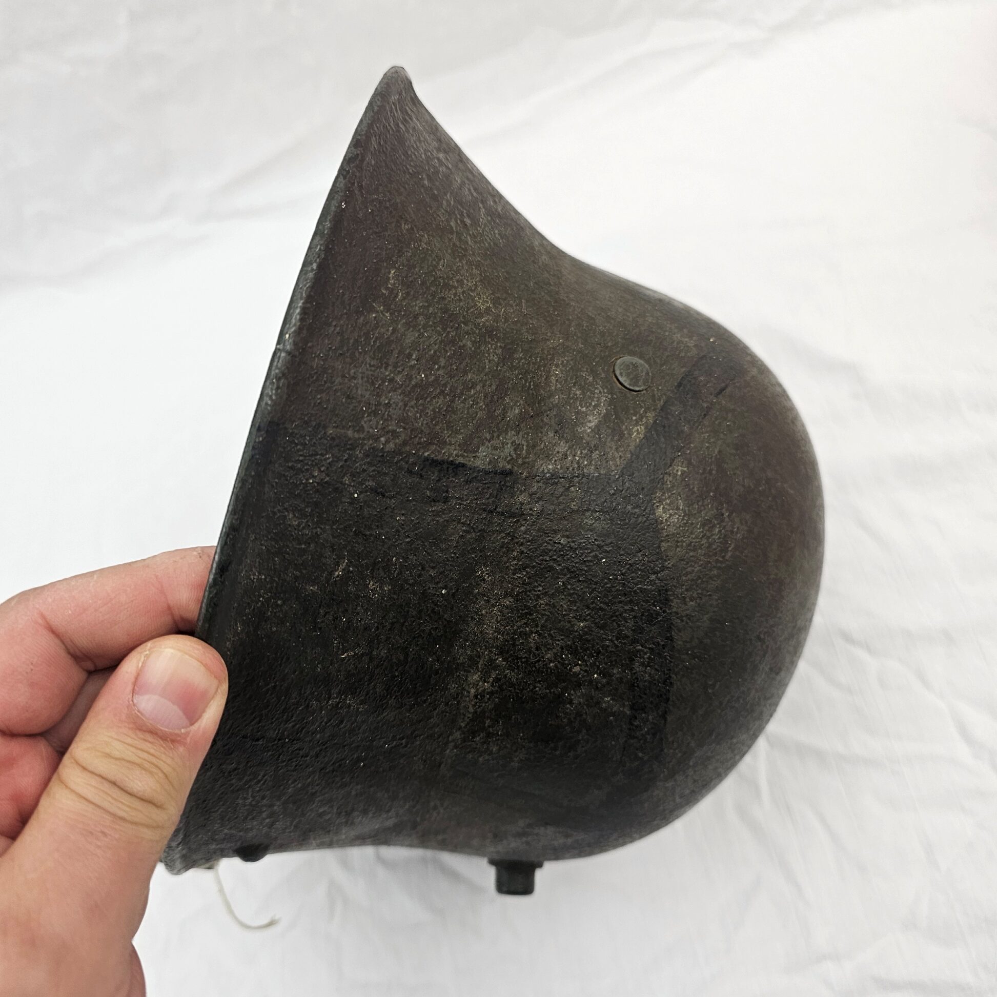 WW1 German M16 Helmet with Brow Plate (Stirnpanzer) - Image 13
