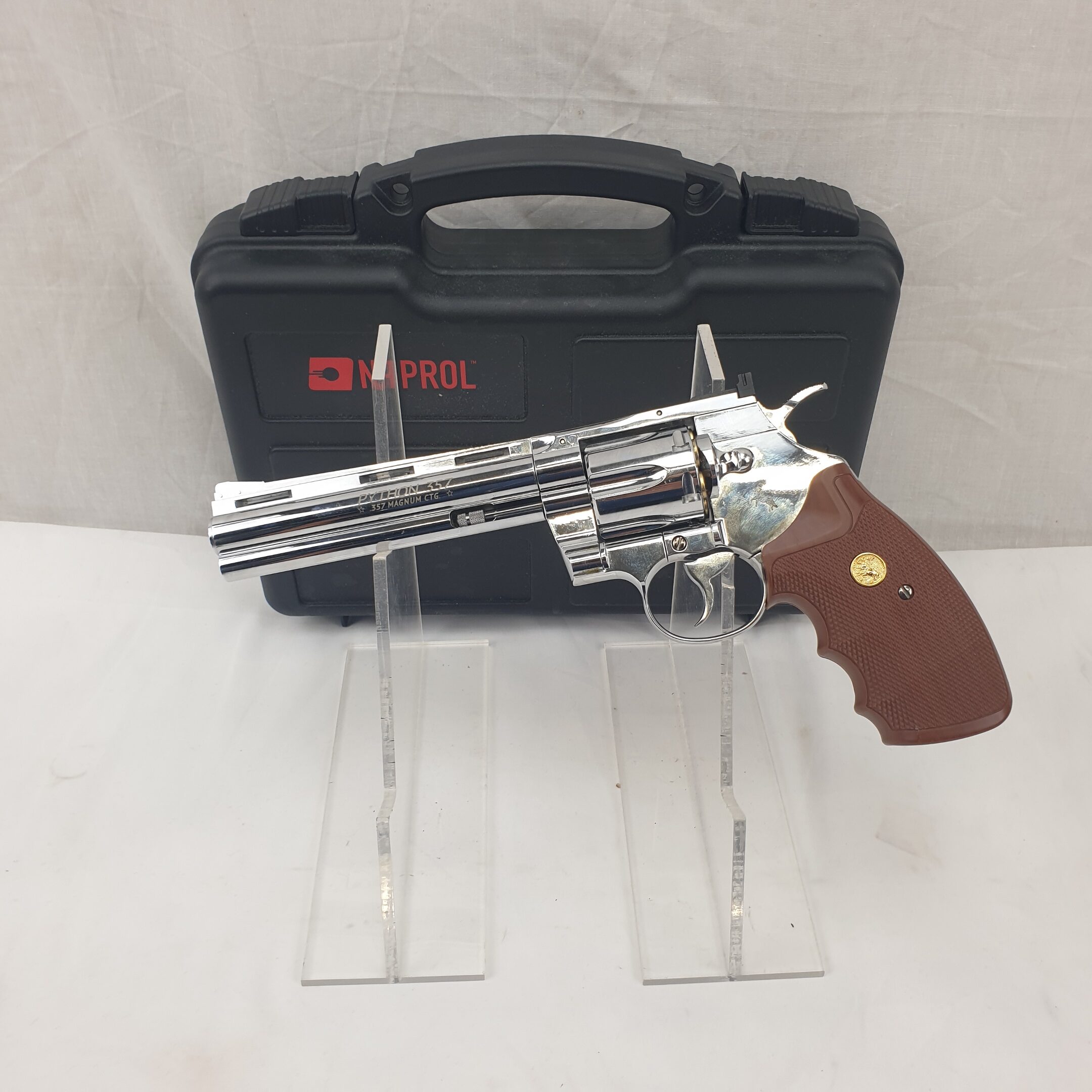 A .177 Cal - 4.5mm BB Colt Python .357 Magnum Revolver - Image 5