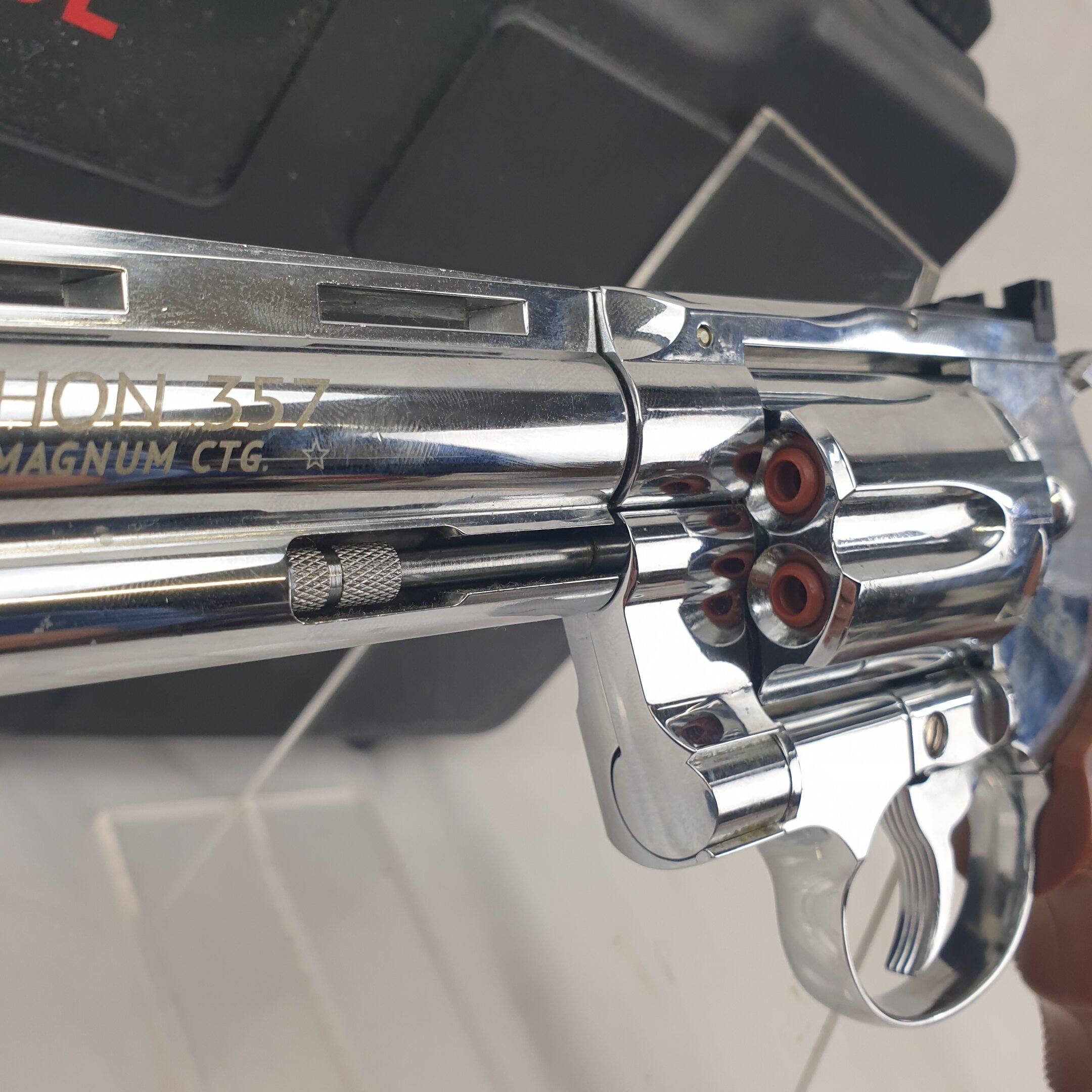 A .177 Cal - 4.5mm BB Colt Python .357 Magnum Revolver - Image 8